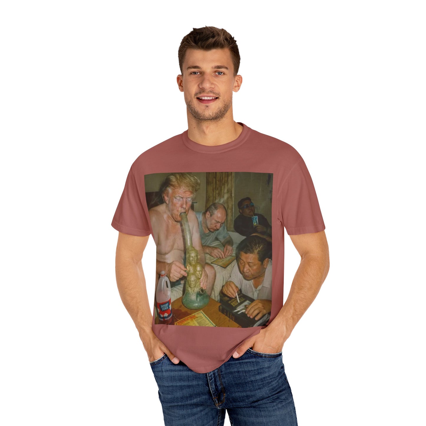 Humorous Unisex Garment-Dyed T-shirt, Funny Tee, Gift for Friends, Casual Wear, Party Shirt, Unique Design