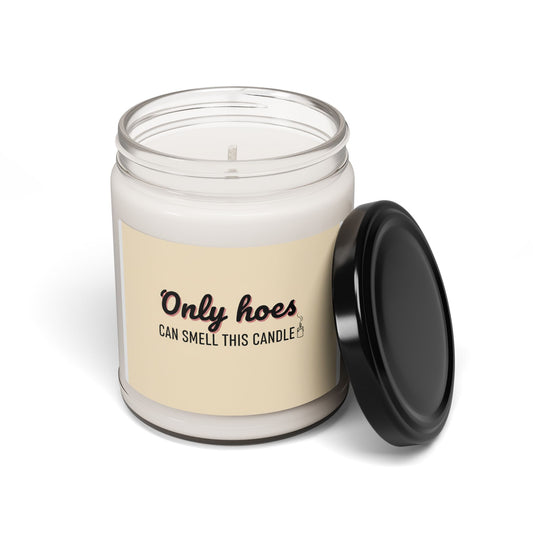 Candle — "Only Hoes Can Smell This Candle" Scented Soy Jar (9oz)