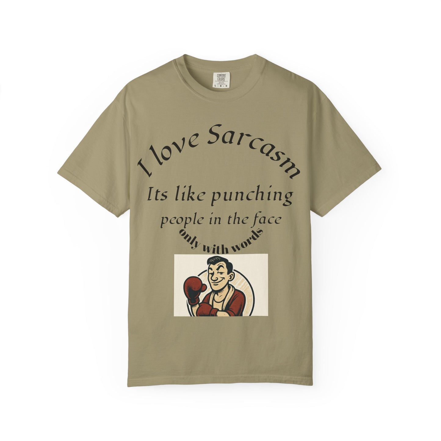 Sarcastic Punch T-Shirt - Humor Tee, Gift for Sarcasm Lovers, Unisex Apparel, Funny Graphic Top, Casual Wear