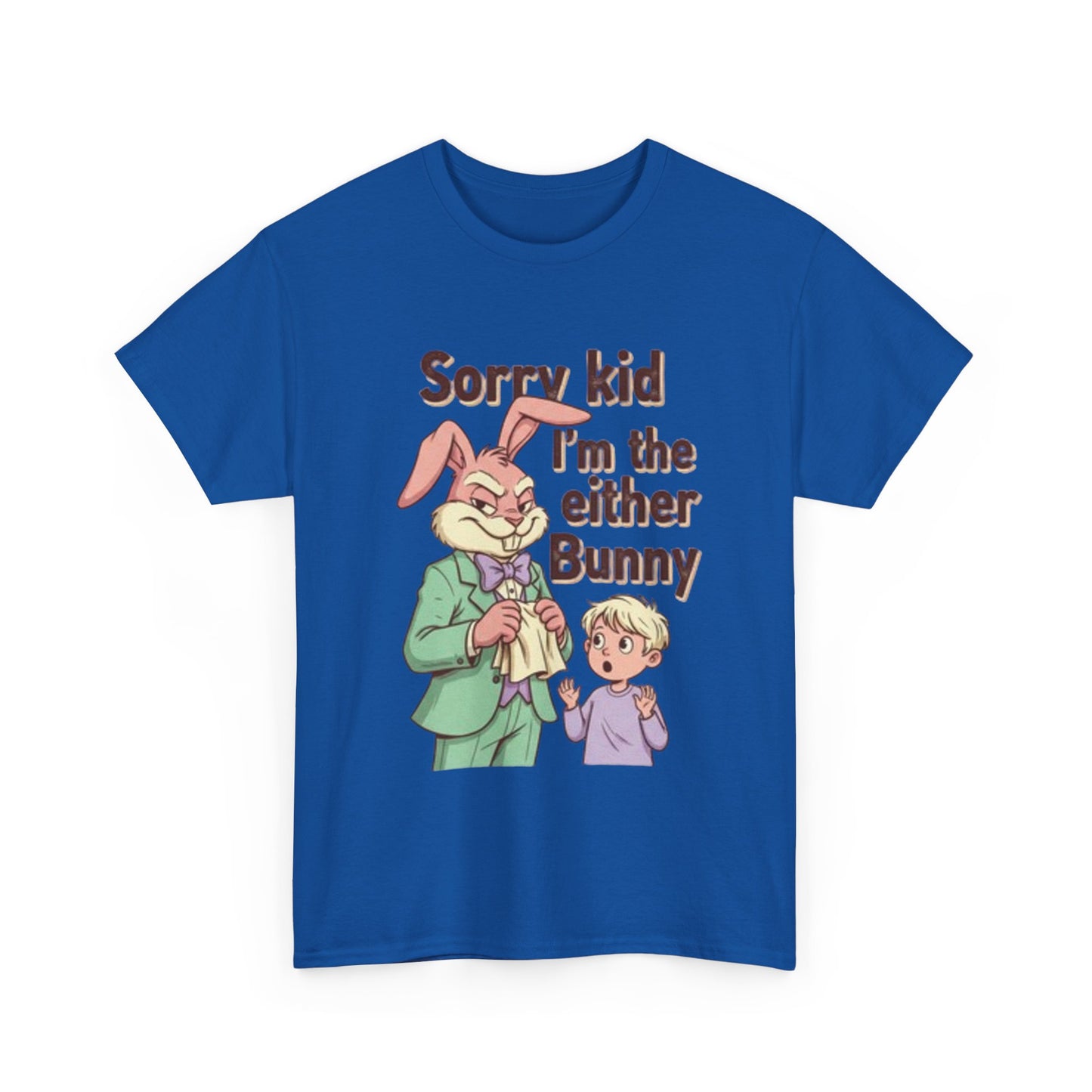 Easter Tee — "Sorry Kid I'm the Easter Bunny" Retro Bunny Graphic T-Shirt