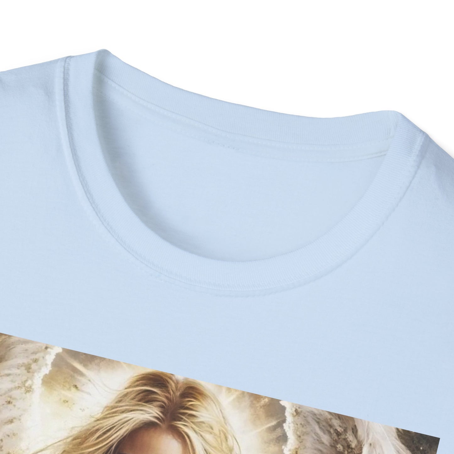 Earth Angel Unisex Softstyle T-Shirt, Inspirational Tee, Casual Wear, Gift for Her, Spiritual Shirt, Unique Graphic Shirt