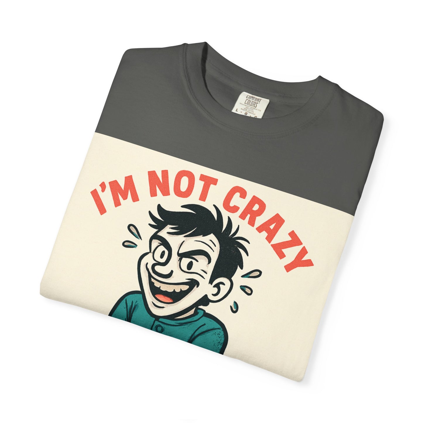 T-Shirt — "I’m Not Crazy I Prefer the Term Mentally Hilarious" Graphic Tee