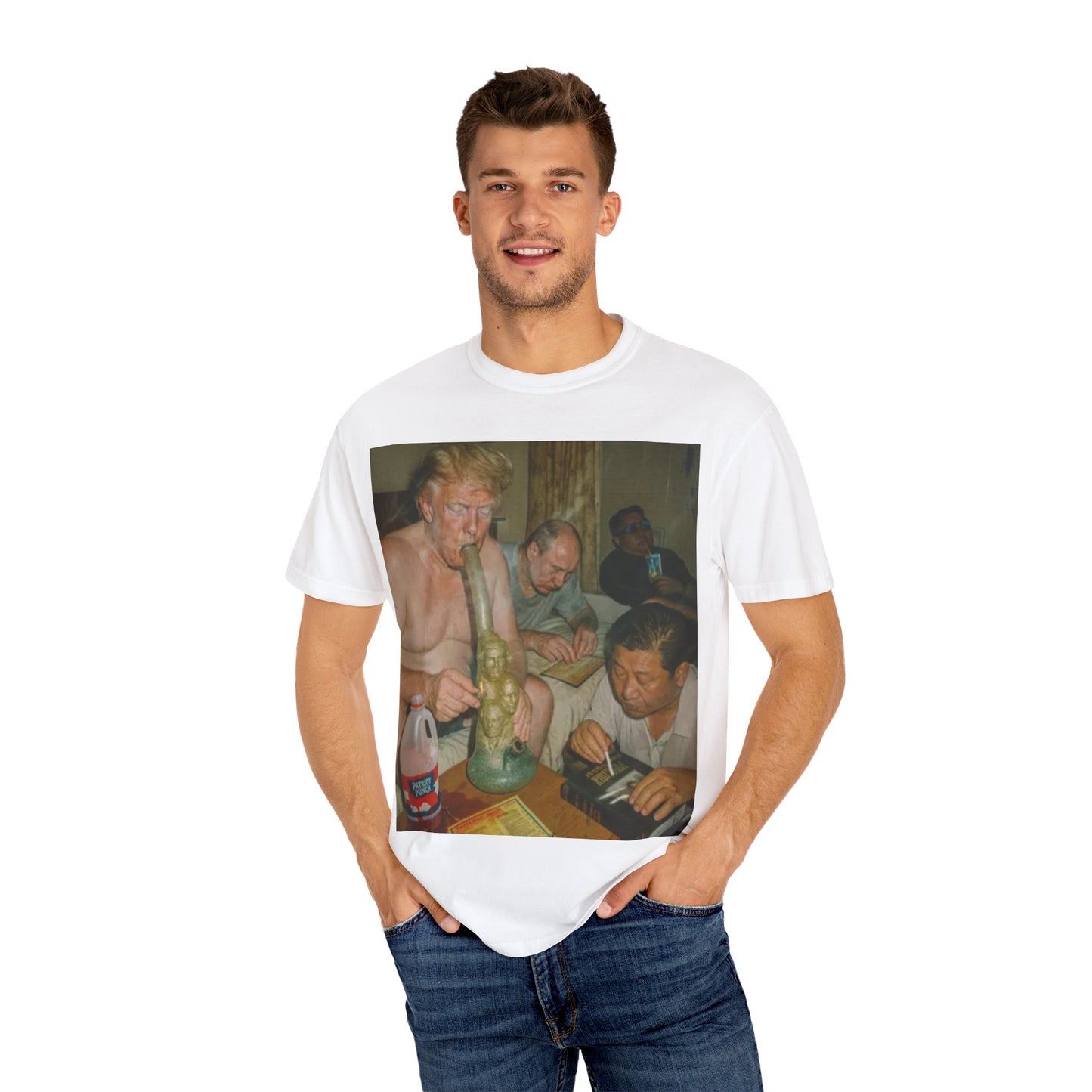 Humorous Unisex Garment-Dyed T-shirt, Funny Tee, Gift for Friends, Casual Wear, Party Shirt, Unique Design