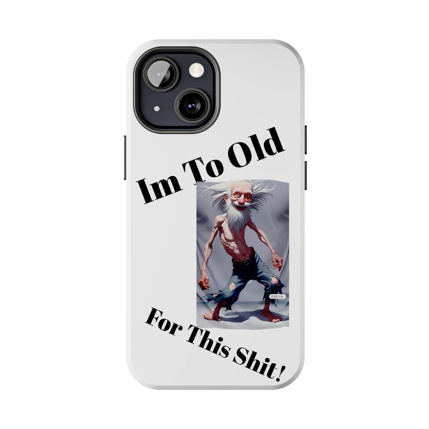 Humorous Tough Phone Cases, Quirky Phone Accessories, Gifts for Seniors, Fun Tech Gadgets, Unique Dad Gifts, Phone Protection