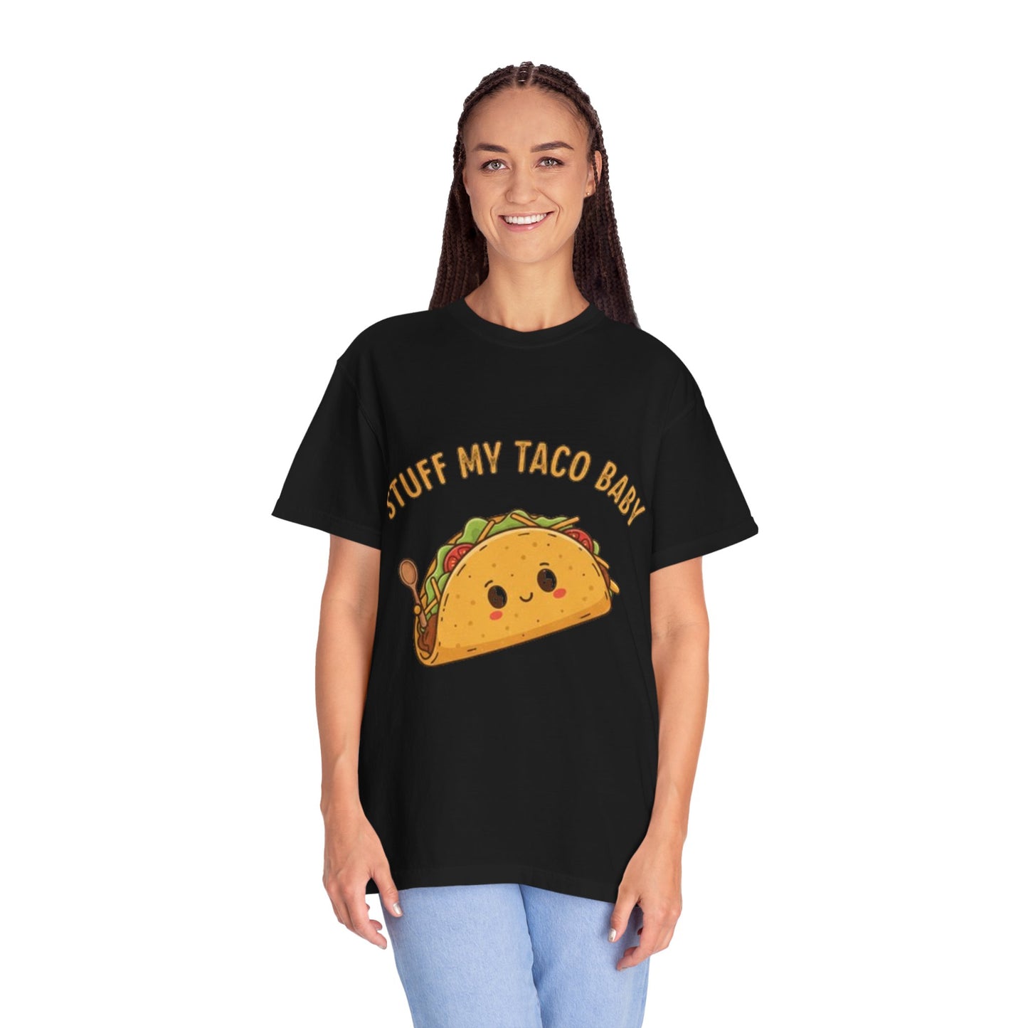 Cute Taco T-Shirt — 'Stuff My Taco Baby' / 'Pork It Good' Graphic Tee