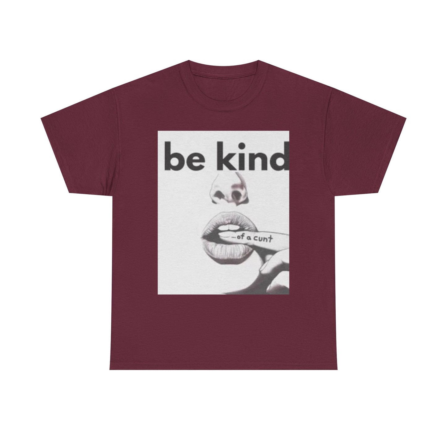 Unisex Heavy Cotton Tee - "Be Kind" Graphic T-Shirt, Casual Wear, Gift for Men & Women, Affirmation Shirt, Everyday Style