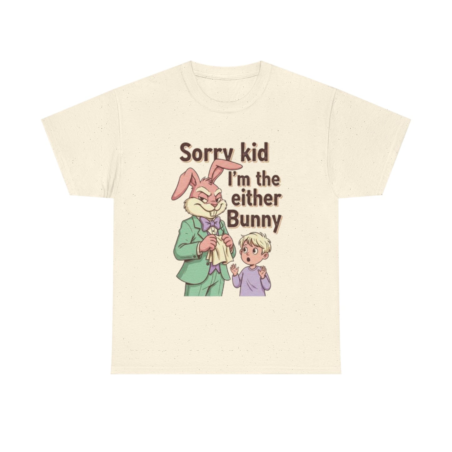 Easter Tee — "Sorry Kid I'm the Easter Bunny" Retro Bunny Graphic T-Shirt