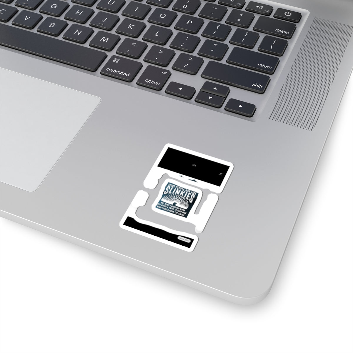 Funny Slinky Kiss-Cut Stickers - Perfect for Laptops, Water Bottles, and Gifts, Humorous Decor, Quirky Accessories