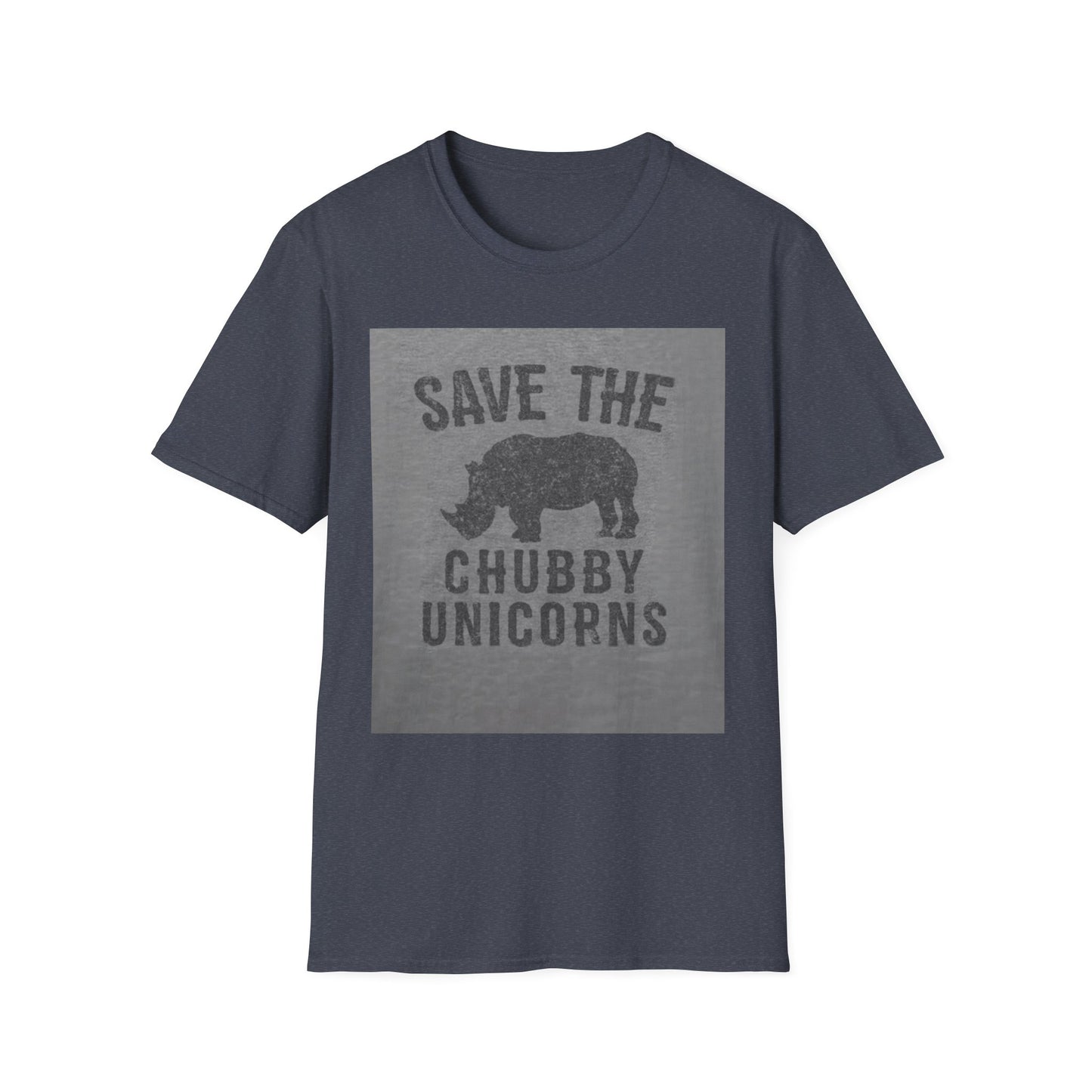 Save the Chubby Unicorns Rhino Shirt — Funny Wildlife Conservation Tee