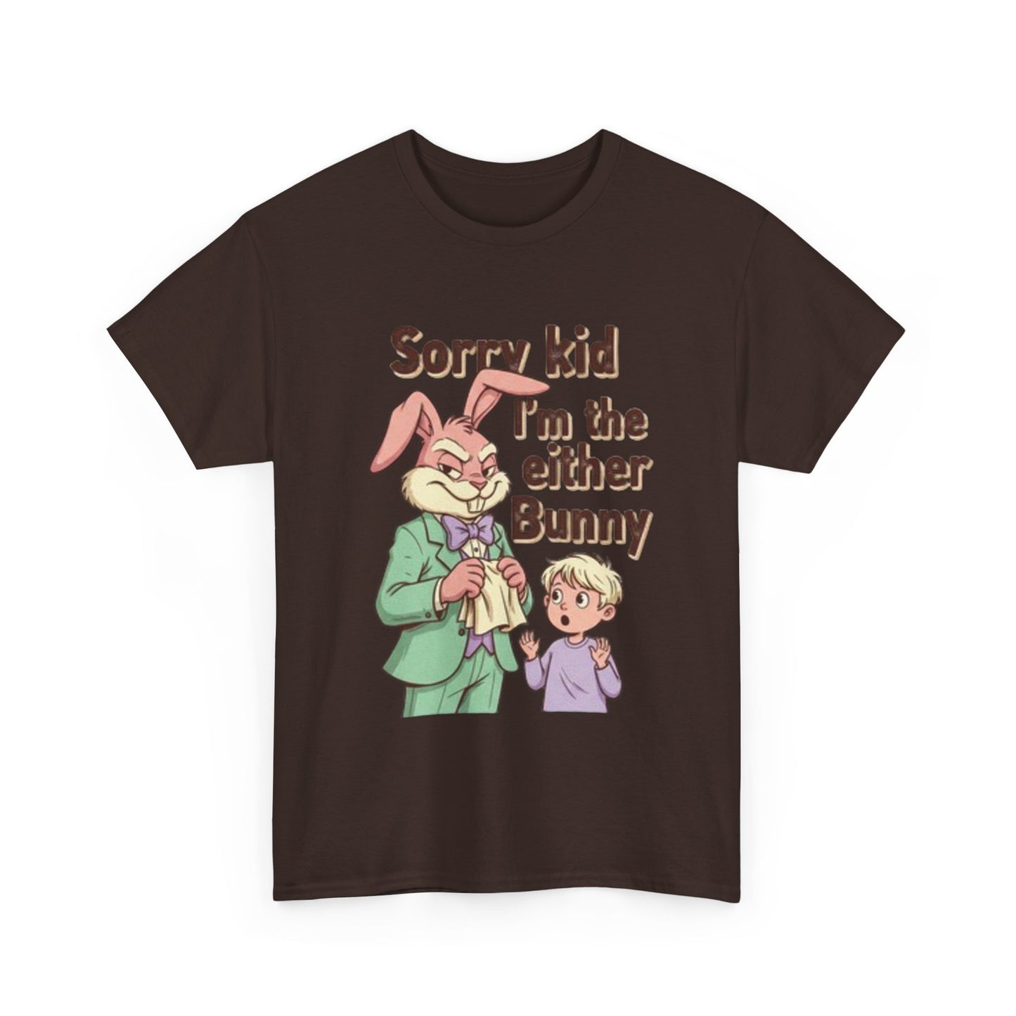 Easter Tee — "Sorry Kid I'm the Easter Bunny" Retro Bunny Graphic T-Shirt