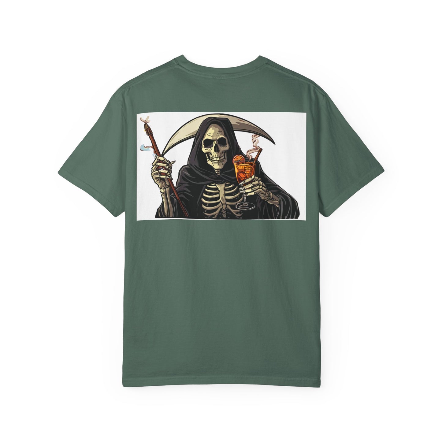 Skull & Scythe T-Shirt — "Everything Will Kill You, So Make It Something Fun" Graphic Tee