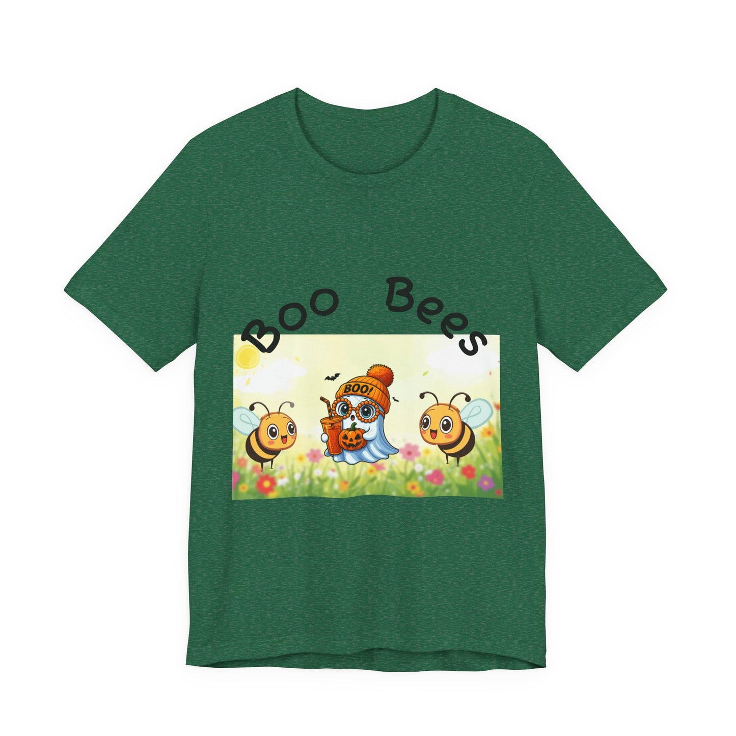 Cute Boo Bees Graphic Tee for Bee Lovers, Funny Bees Shirt, Unisex Summer T-Shirt, Gift for Nature Enthusiasts, Pollinator Awareness