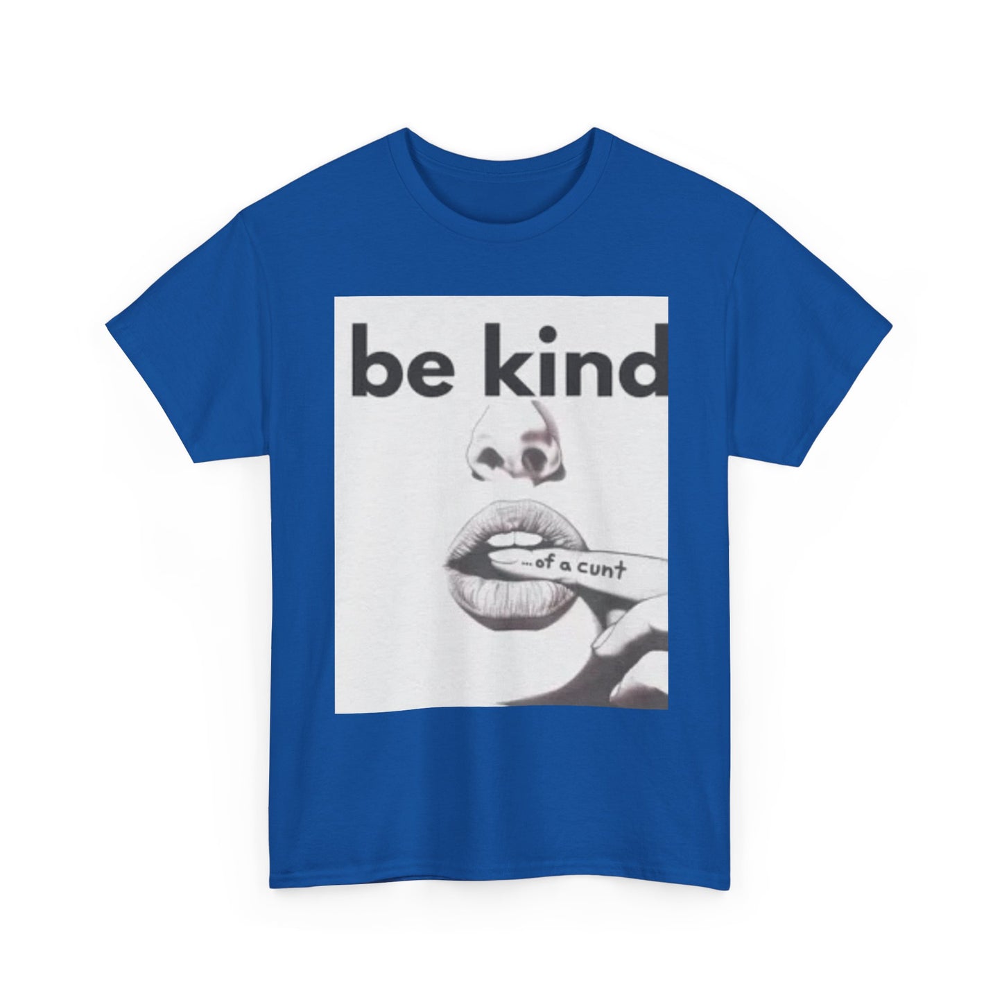 Unisex Heavy Cotton Tee - "Be Kind" Graphic T-Shirt, Casual Wear, Gift for Men & Women, Affirmation Shirt, Everyday Style