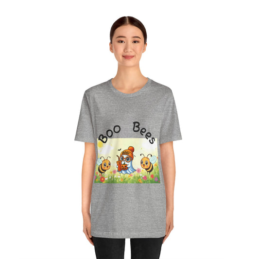 Cute Boo Bees Graphic Tee for Bee Lovers, Funny Bees Shirt, Unisex Summer T-Shirt, Gift for Nature Enthusiasts, Pollinator Awareness