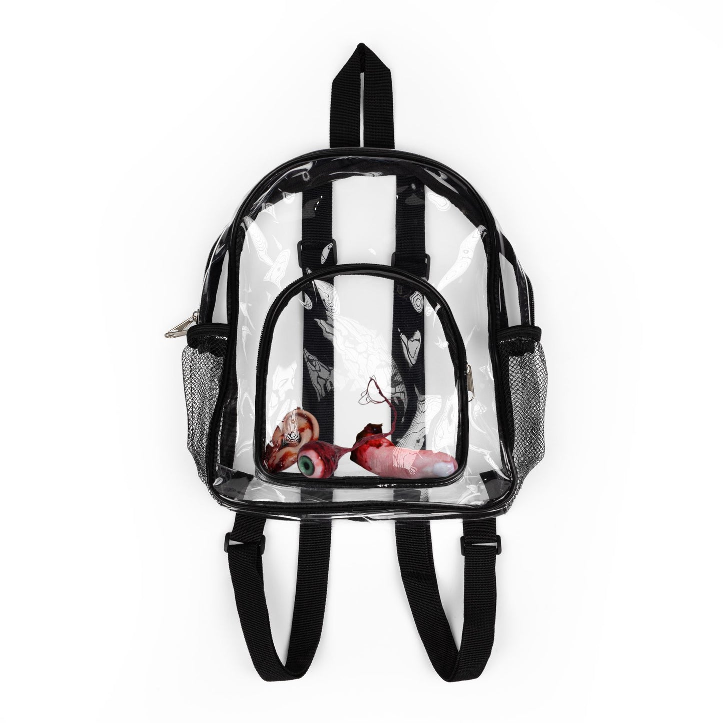 Transparent Stadium Backpack, Clear Bag for Concerts, Festivals, Sports Events, School, Travel, Compliant Rave Gear
