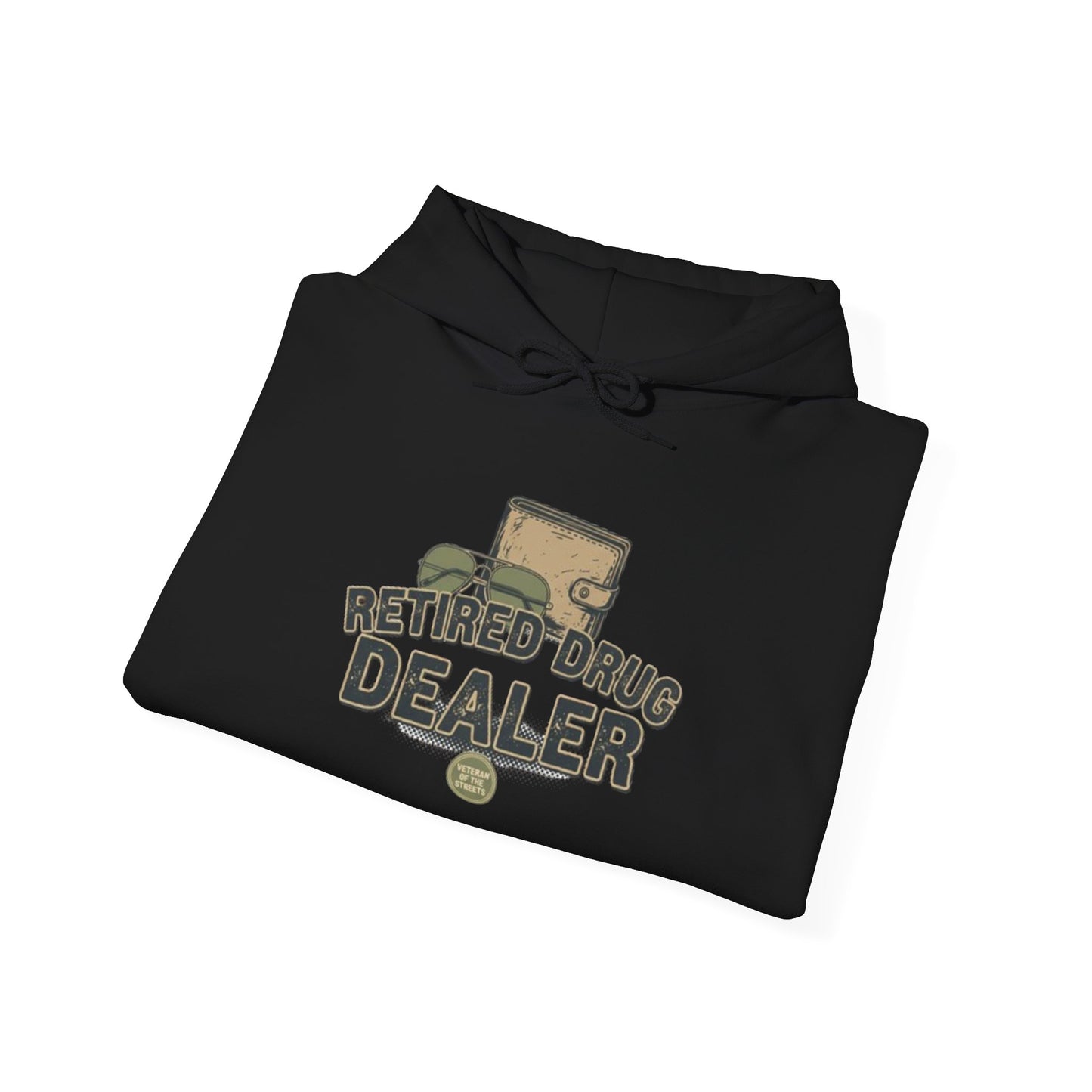 Retired Drug Dealer Hoodie — Funny Vintage Skid Row Retirement Gift