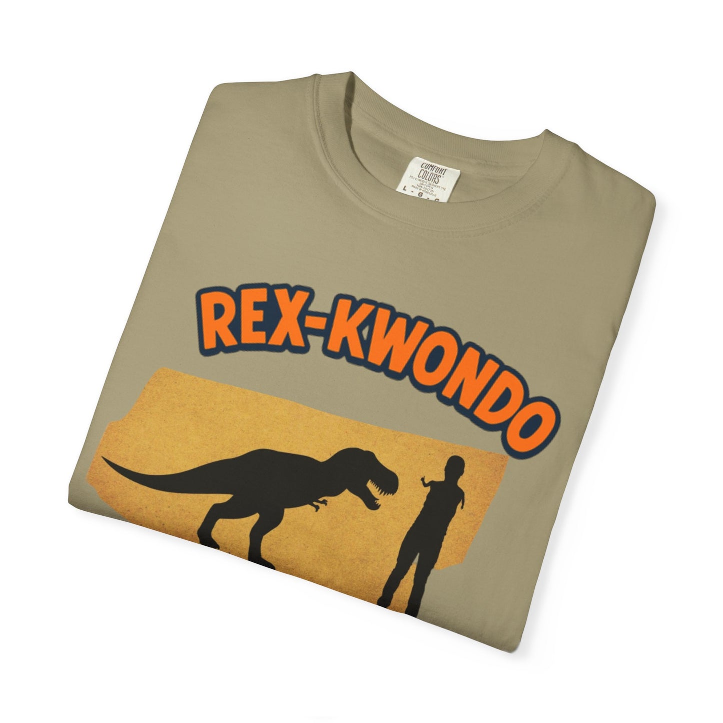 Rex-Kwondo T-Shirt — Funny Dinosaur Martial Arts Tee (“It's all in the wrist”)
