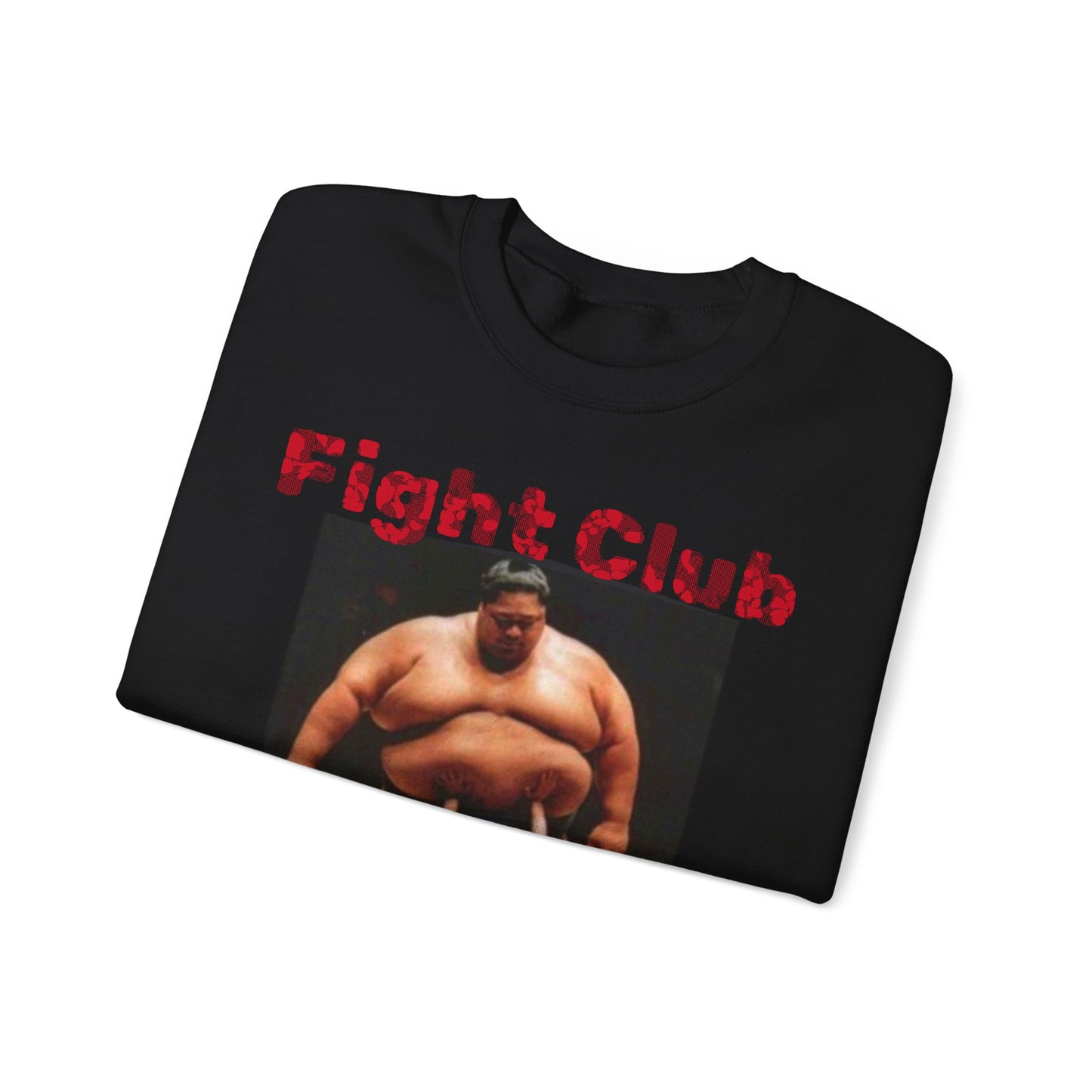 Fight Club Sweatshirt — Vintage Sumo Wrestling Graphic Crewneck