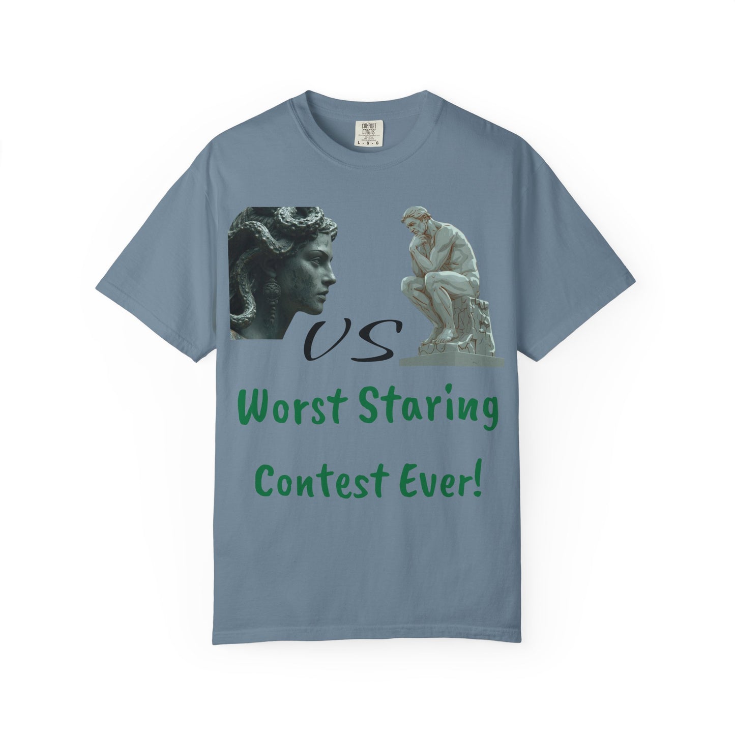 Funny Staring Contest T-shirt, Unisex Graphic Tee, Gift for Friends, Humorous Gift, Quirky Apparel, Birthday Party Outfit