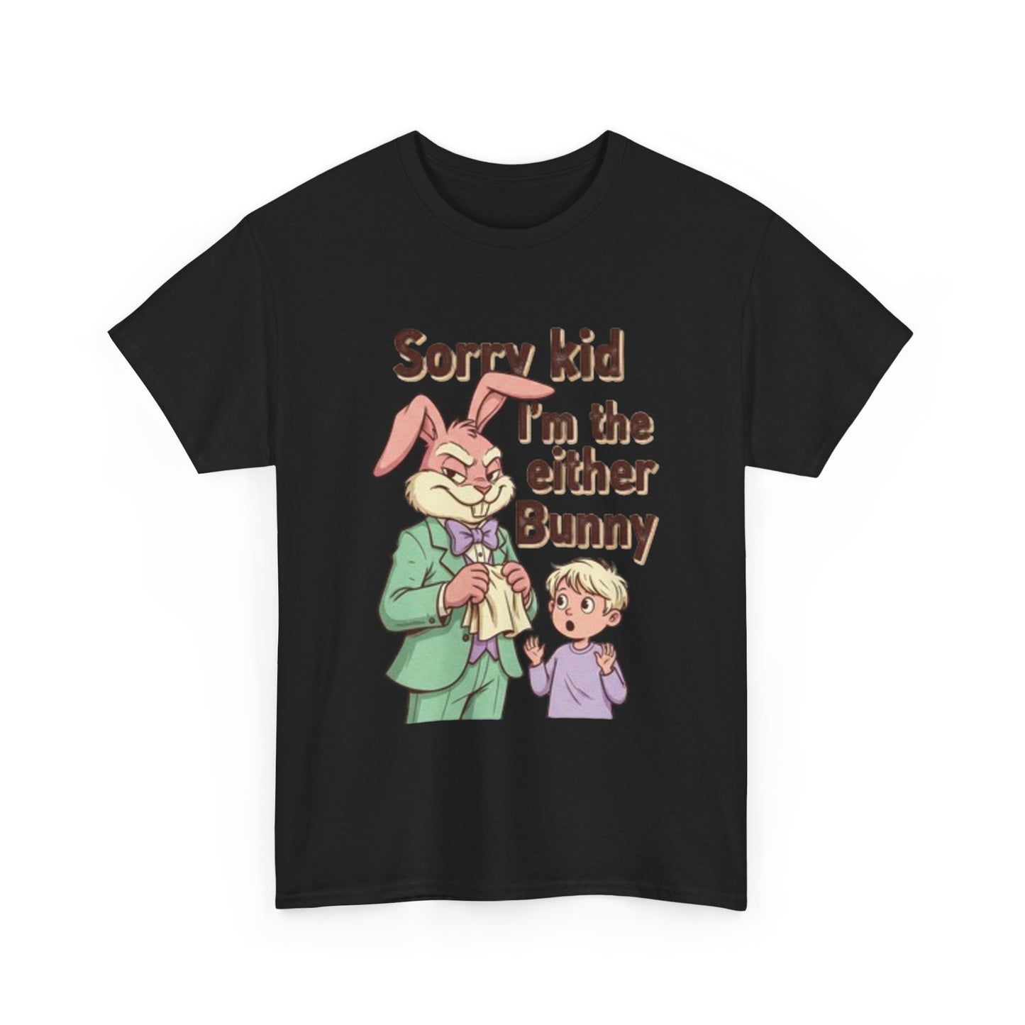 Easter Tee — "Sorry Kid I'm the Easter Bunny" Retro Bunny Graphic T-Shirt