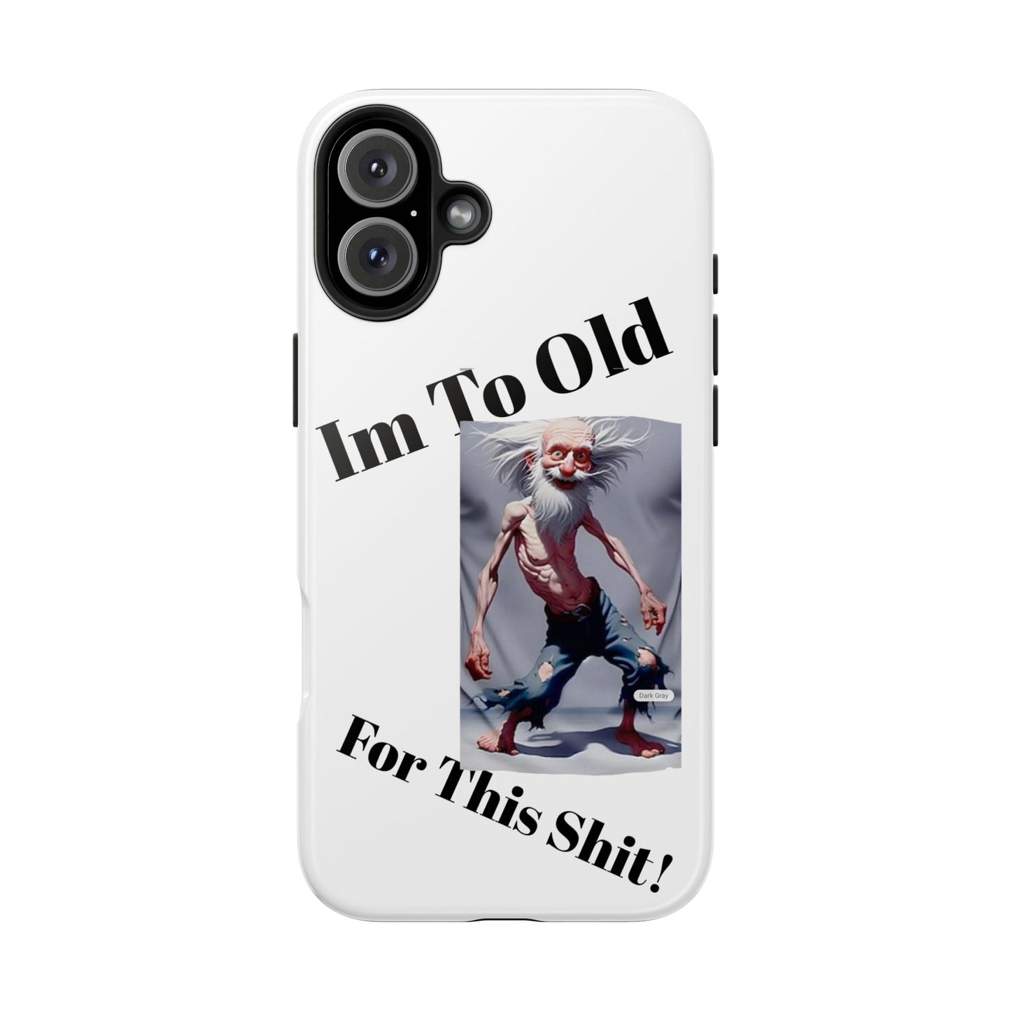 Humorous Tough Phone Cases, Quirky Phone Accessories, Gifts for Seniors, Fun Tech Gadgets, Unique Dad Gifts, Phone Protection