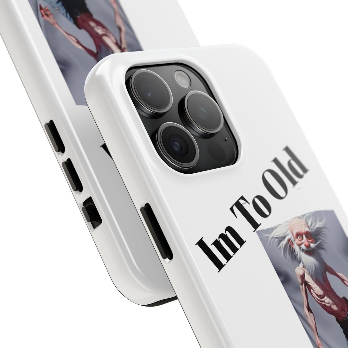 Humorous Tough Phone Cases, Quirky Phone Accessories, Gifts for Seniors, Fun Tech Gadgets, Unique Dad Gifts, Phone Protection