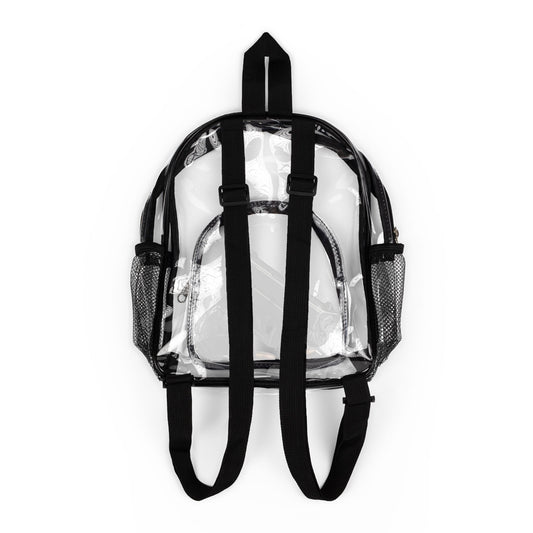 Clear Stadium Backpack | Transparent Backpack for Concerts, Festivals, Sporting Events, Security-Friendly Bag, Lightweight Daily Use
