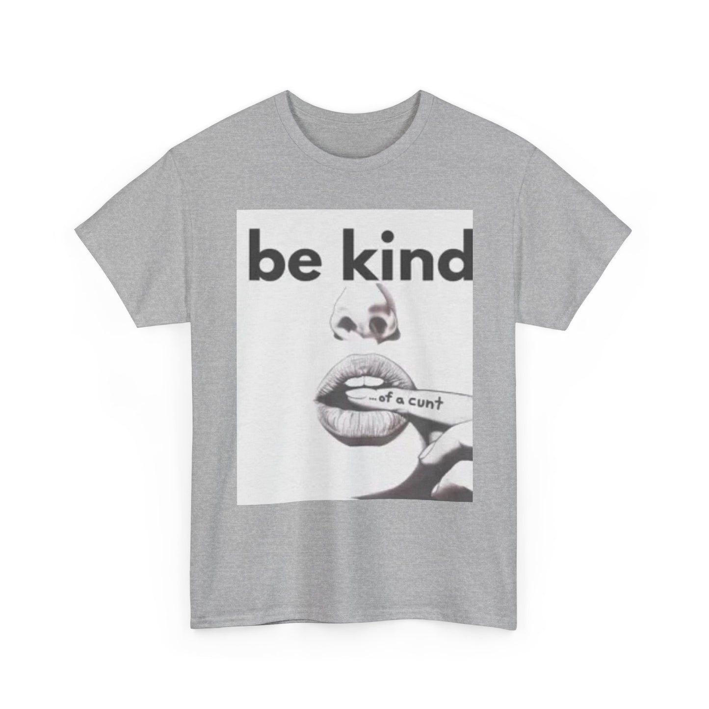 Unisex Heavy Cotton Tee - "Be Kind" Graphic T-Shirt, Casual Wear, Gift for Men & Women, Affirmation Shirt, Everyday Style