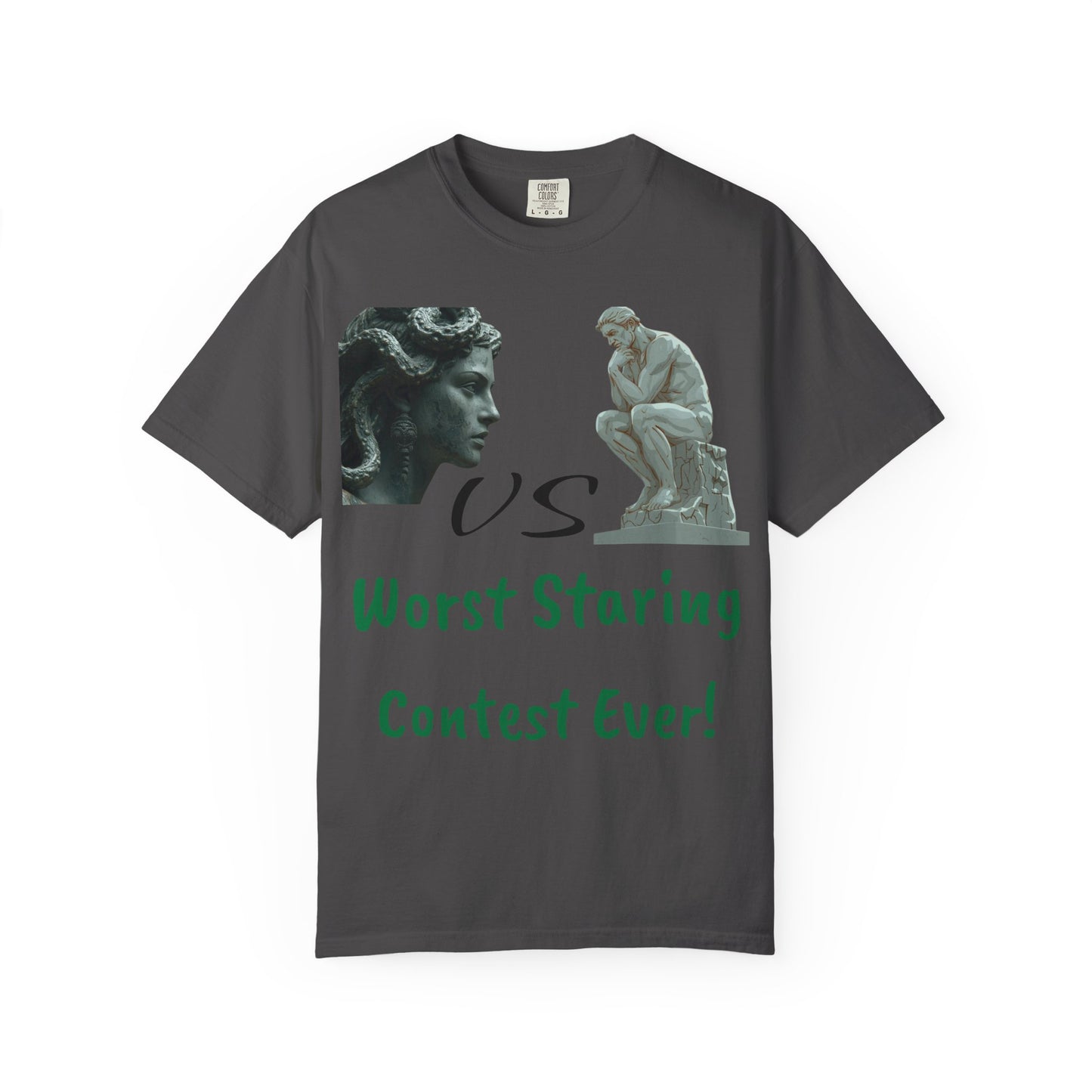 Funny Staring Contest T-shirt, Unisex Graphic Tee, Gift for Friends, Humorous Gift, Quirky Apparel, Birthday Party Outfit