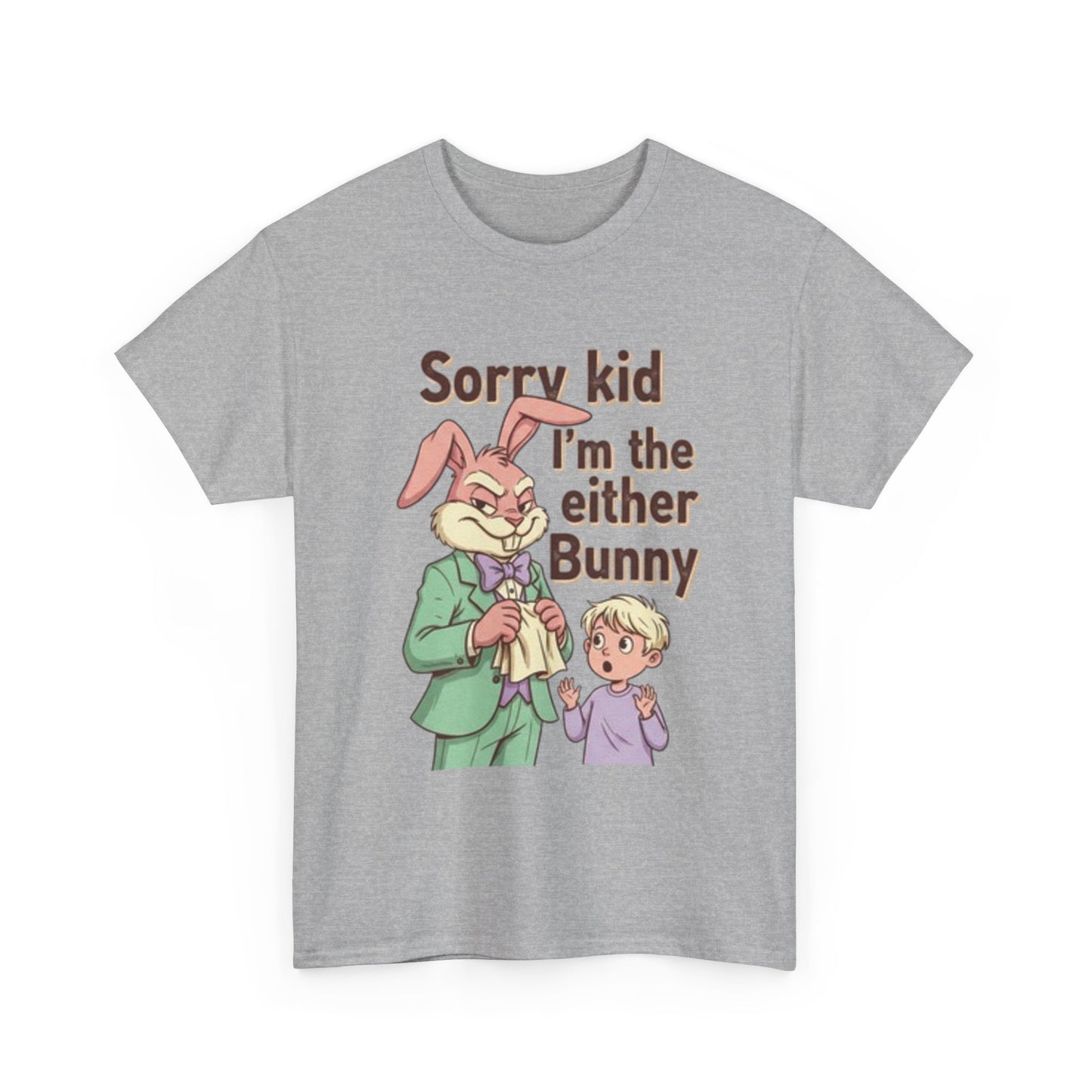 Easter Tee — "Sorry Kid I'm the Easter Bunny" Retro Bunny Graphic T-Shirt
