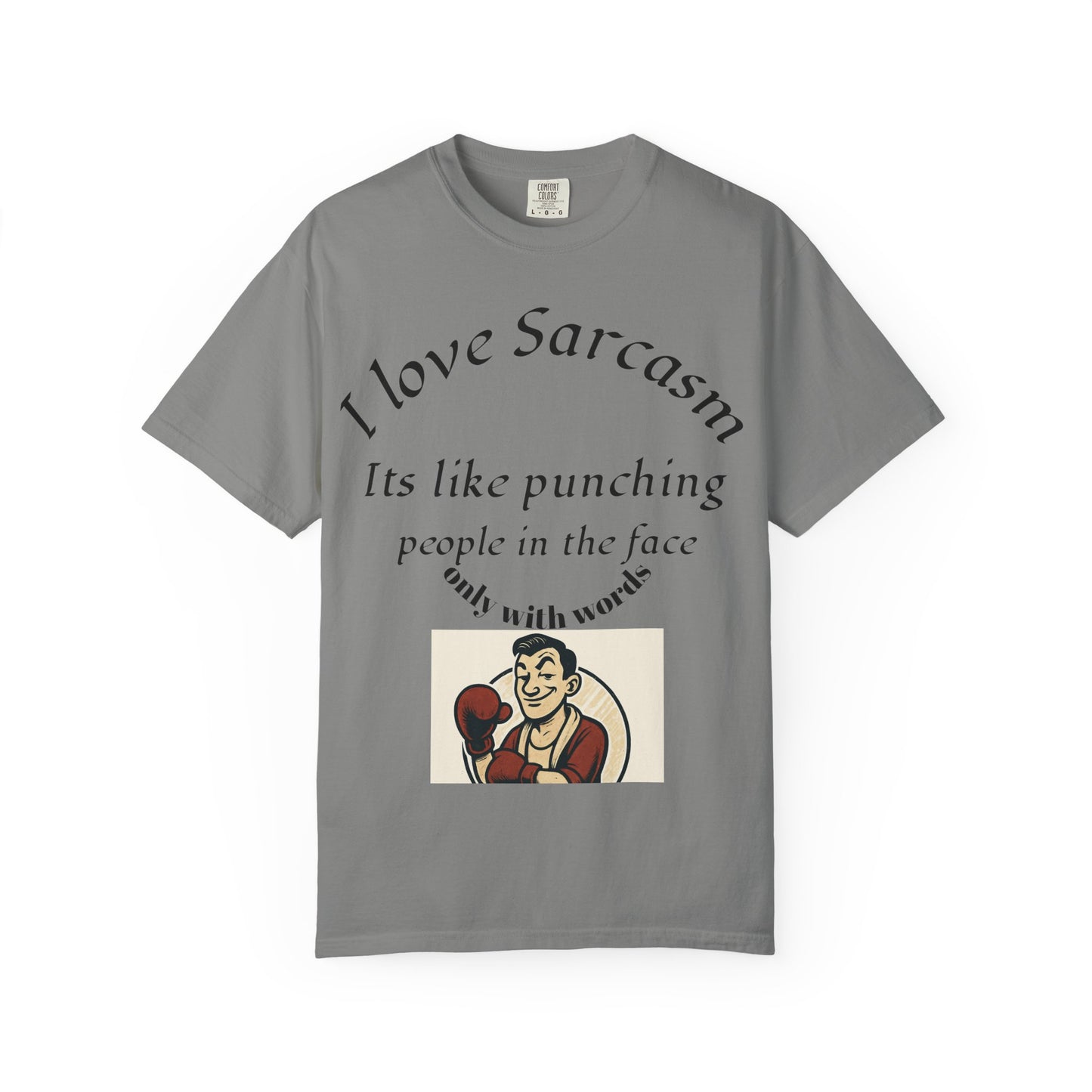 Sarcastic Punch T-Shirt - Humor Tee, Gift for Sarcasm Lovers, Unisex Apparel, Funny Graphic Top, Casual Wear