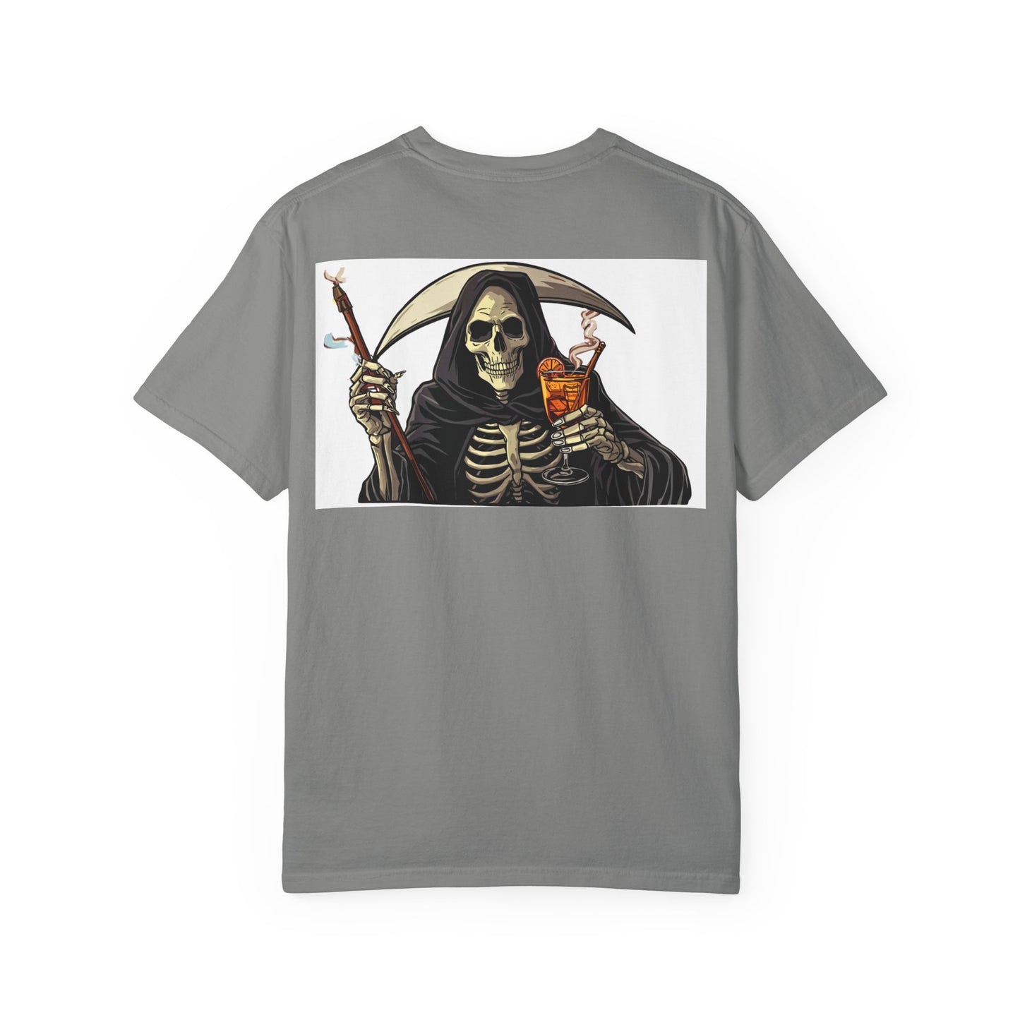 Skull & Scythe T-Shirt — "Everything Will Kill You, So Make It Something Fun" Graphic Tee
