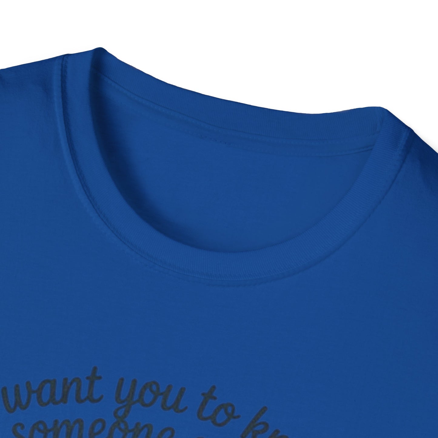 T-Shirt — "I Want You to Know Someone Cares (Not Me But Someone)" Comfort Tee