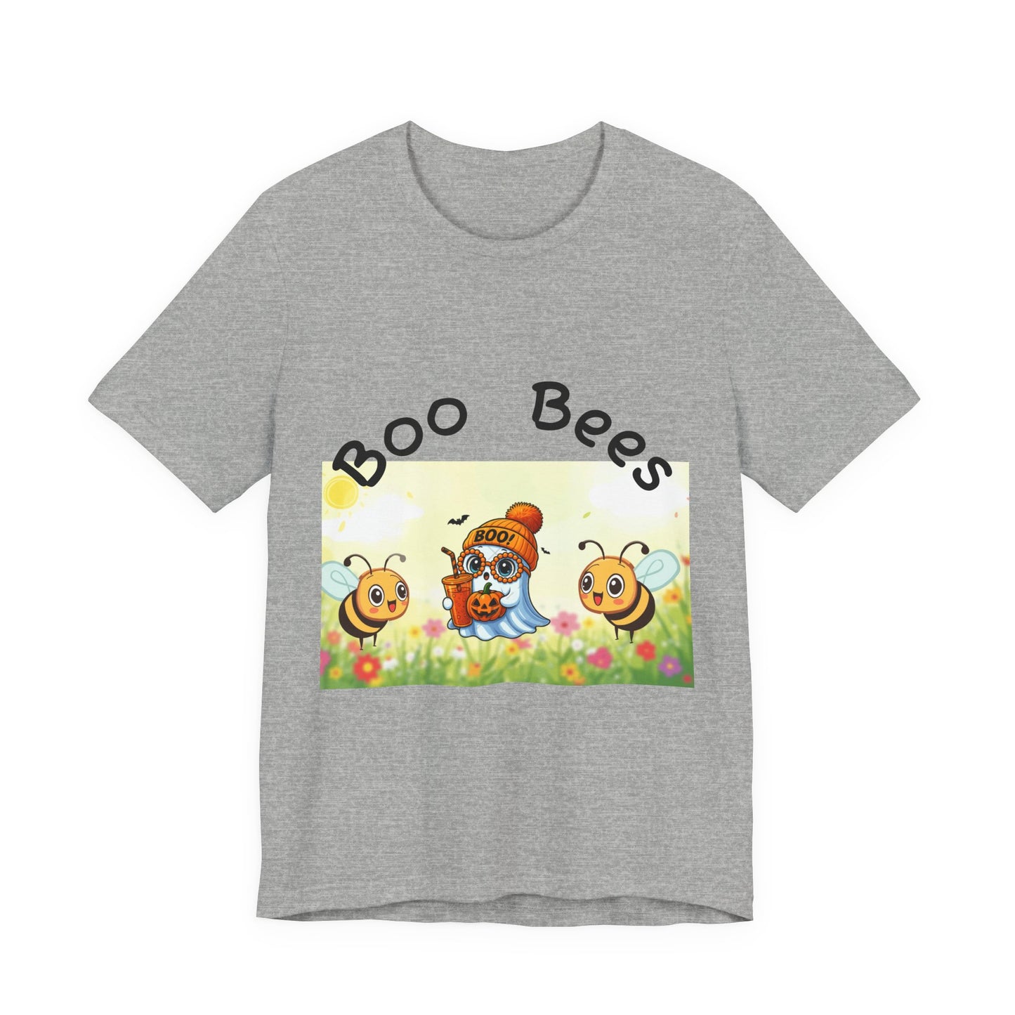 Cute Boo Bees Graphic Tee for Bee Lovers, Funny Bees Shirt, Unisex Summer T-Shirt, Gift for Nature Enthusiasts, Pollinator Awareness