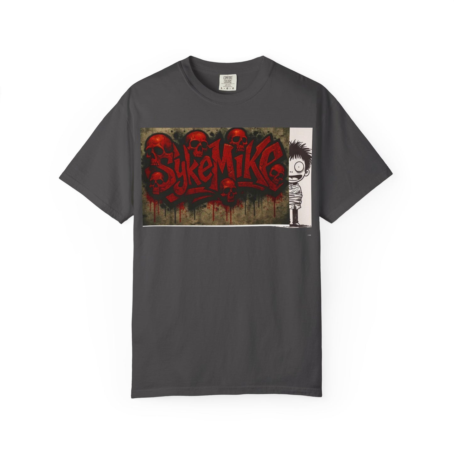 Unique Graphic Unisex T-shirt with SykeMike Design, Streetwear Fashion, Casual Wear, Gift for Friends, Creative Expression