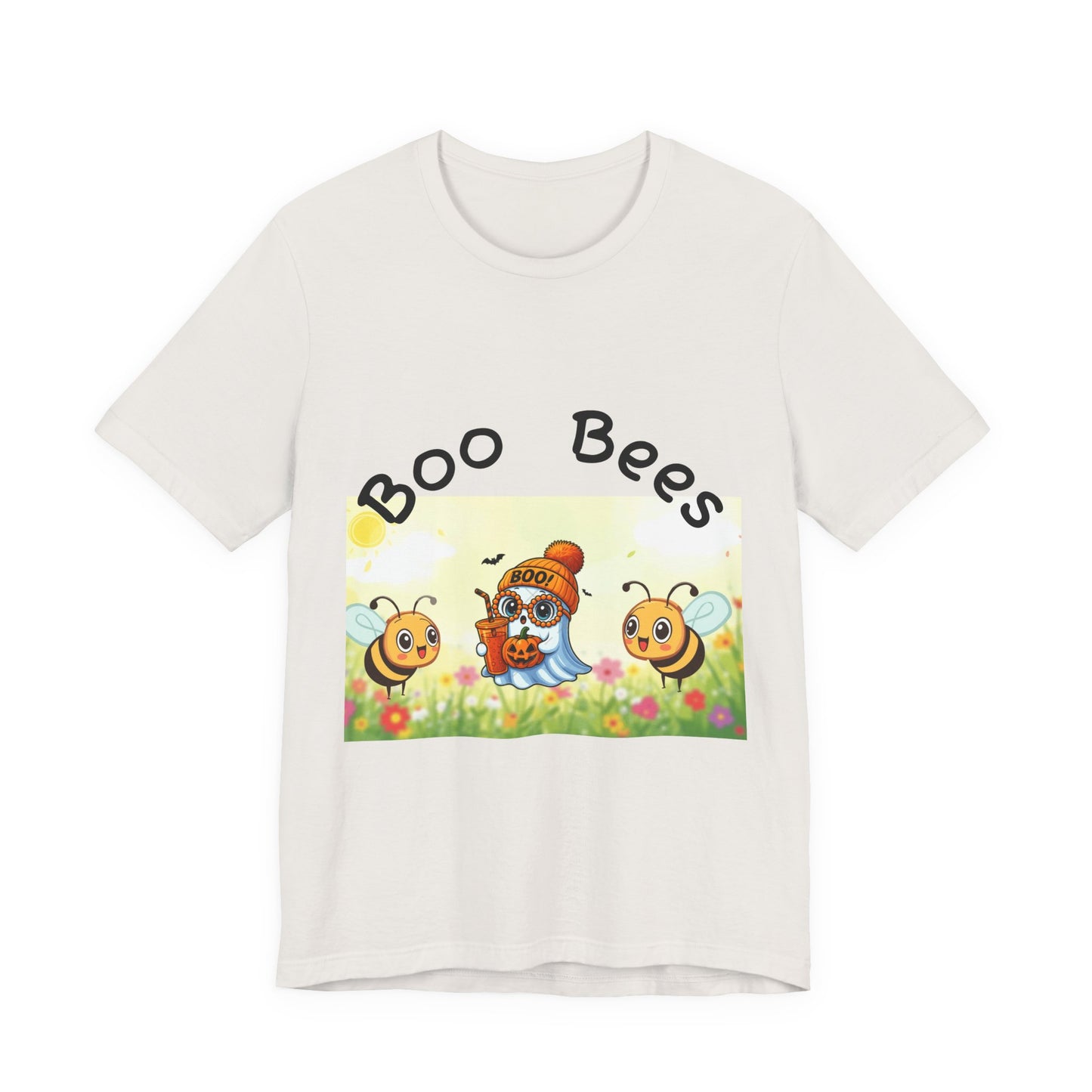 Cute Boo Bees Graphic Tee for Bee Lovers, Funny Bees Shirt, Unisex Summer T-Shirt, Gift for Nature Enthusiasts, Pollinator Awareness