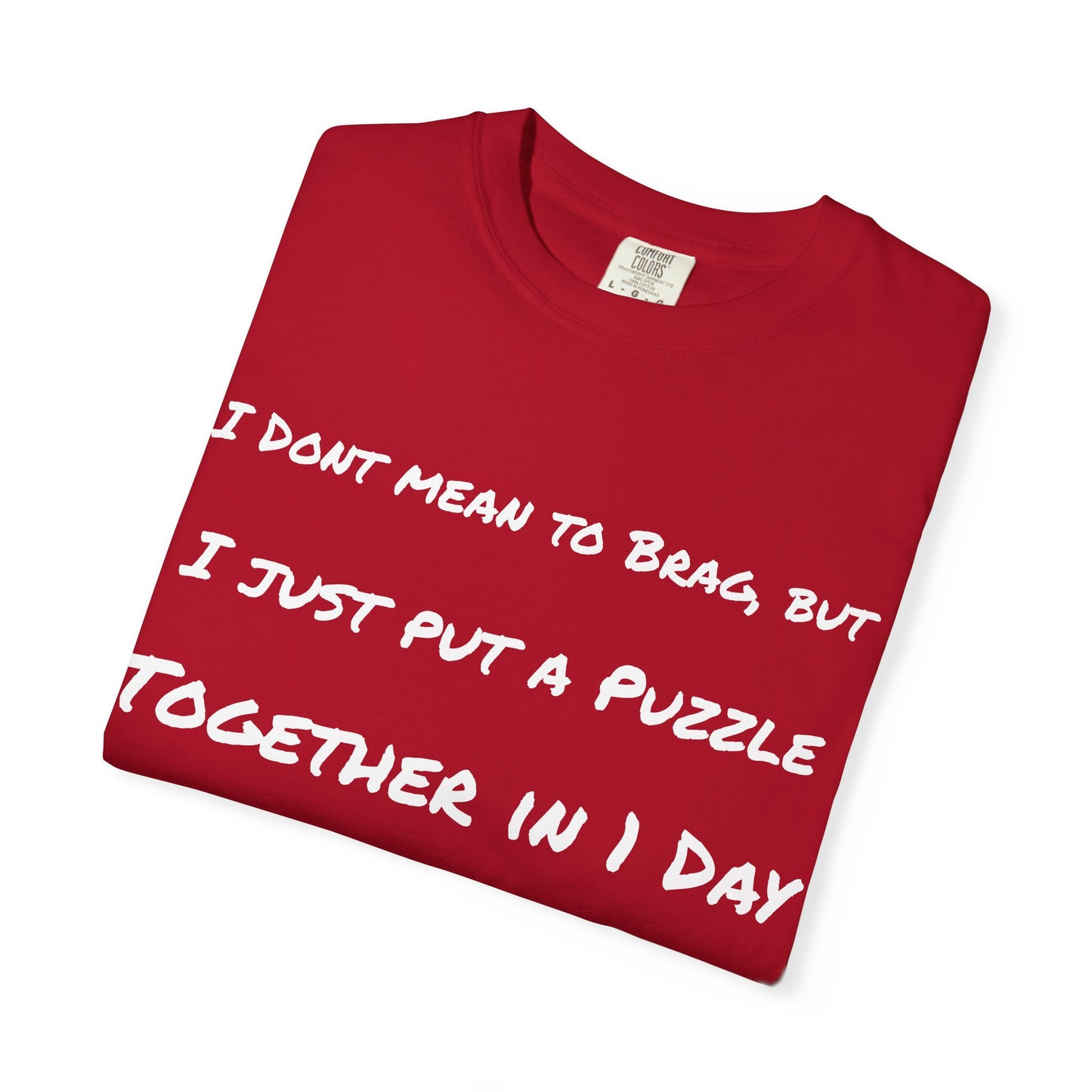 Funny Puzzle Lover T-Shirt, Perfect Gift for Gamers, Unisex Humor Tee, Birthday Gift, Casual Wear