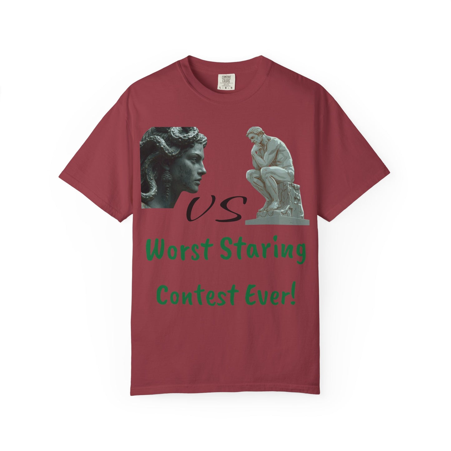 Funny Staring Contest T-shirt, Unisex Graphic Tee, Gift for Friends, Humorous Gift, Quirky Apparel, Birthday Party Outfit