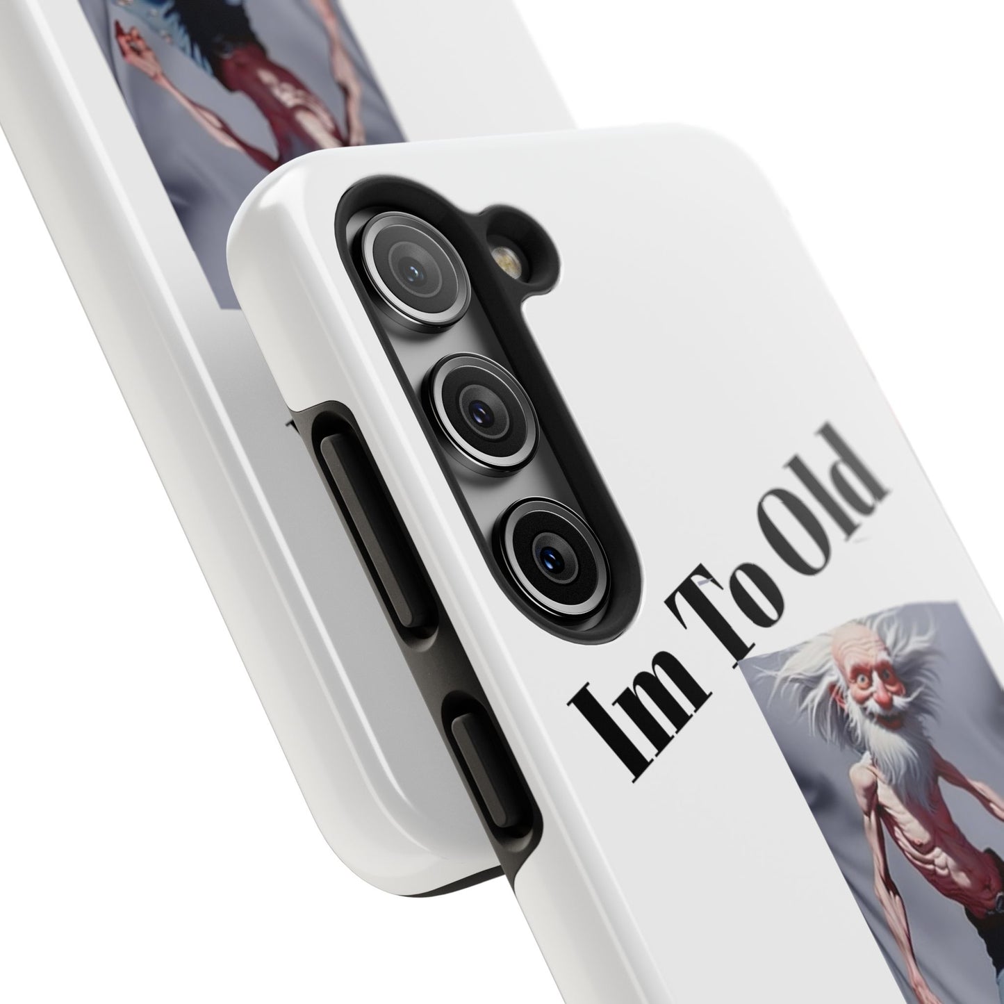 Humorous Tough Phone Cases, Quirky Phone Accessories, Gifts for Seniors, Fun Tech Gadgets, Unique Dad Gifts, Phone Protection