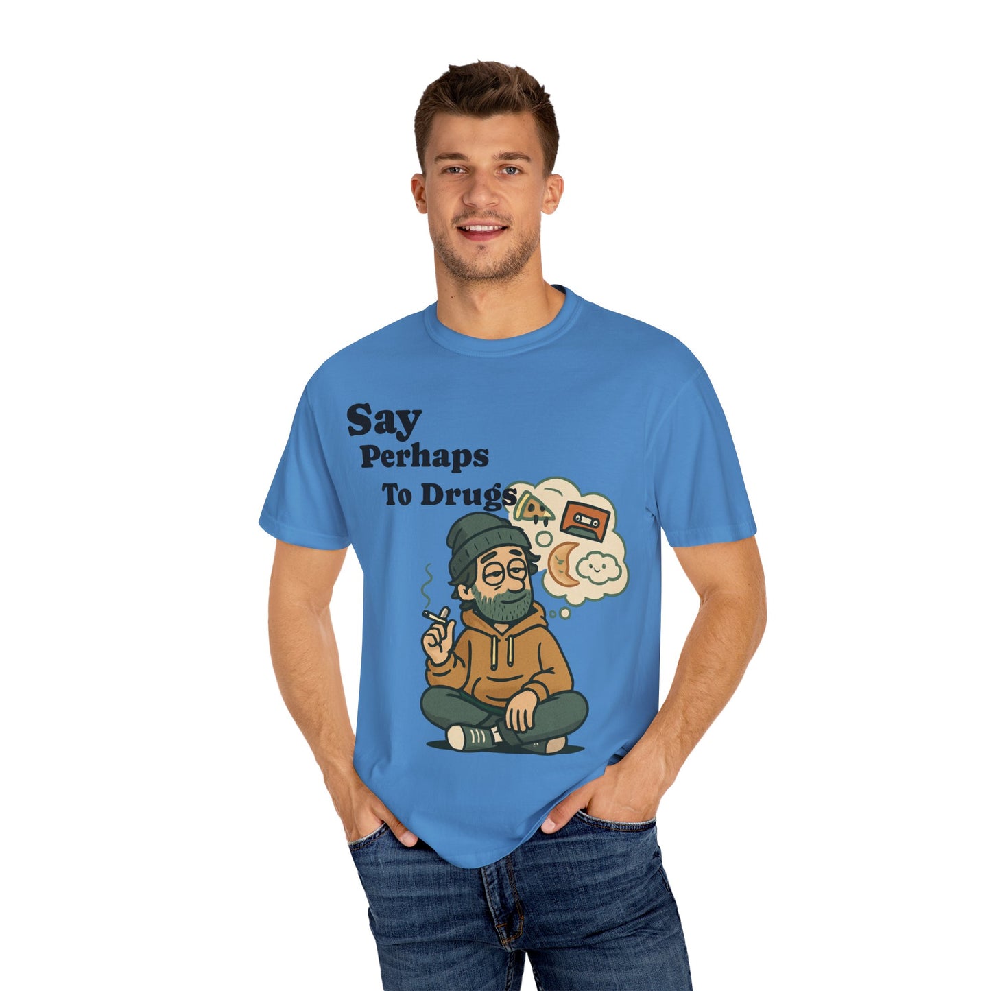 Chill Vibes T-Shirt with Humorous Graphic, Perfect for Casual Wear, Gift for Friends, Summer Outings, Festivals, and More