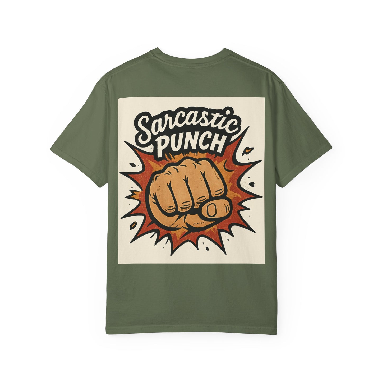 Sarcastic Punch T-Shirt - Humor Tee, Gift for Sarcasm Lovers, Unisex Apparel, Funny Graphic Top, Casual Wear