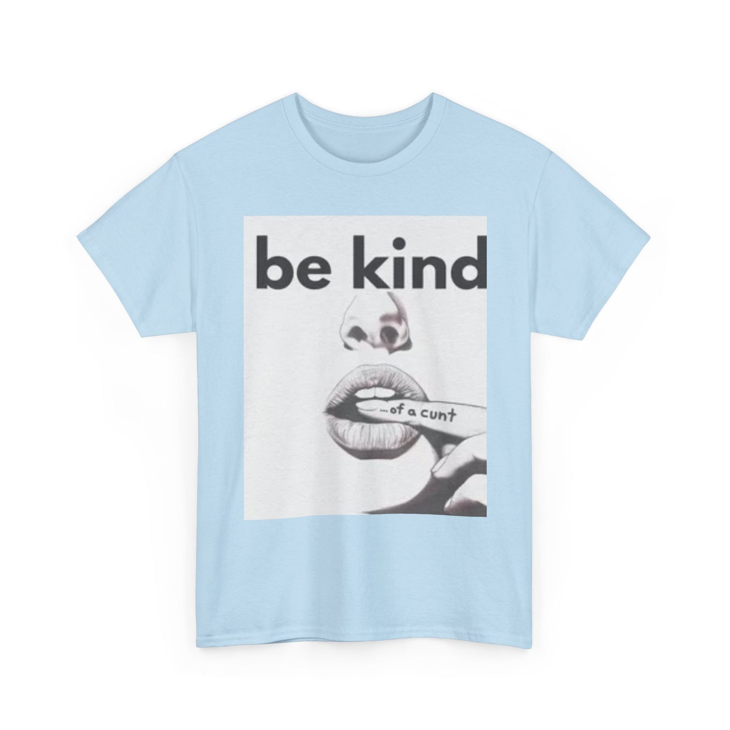 Unisex Heavy Cotton Tee - "Be Kind" Graphic T-Shirt, Casual Wear, Gift for Men & Women, Affirmation Shirt, Everyday Style
