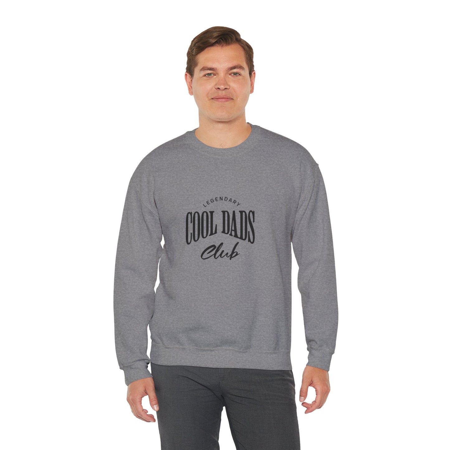 Legendary Cool Dads Crewneck Sweatshirt, Dad Gift, Father's Day Apparel, Casual Dad Wear, Gift for New Dads, Cool Dads Club
