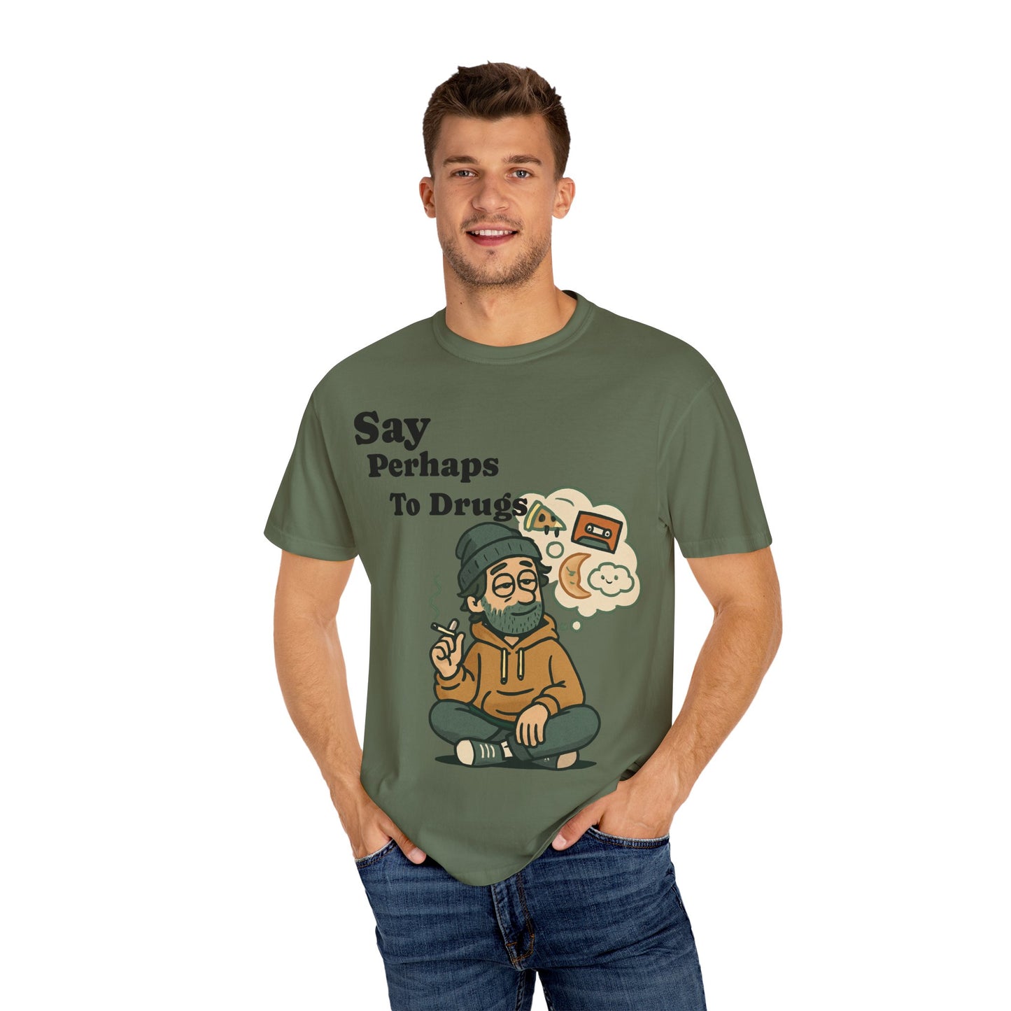 Chill Vibes T-Shirt with Humorous Graphic, Perfect for Casual Wear, Gift for Friends, Summer Outings, Festivals, and More