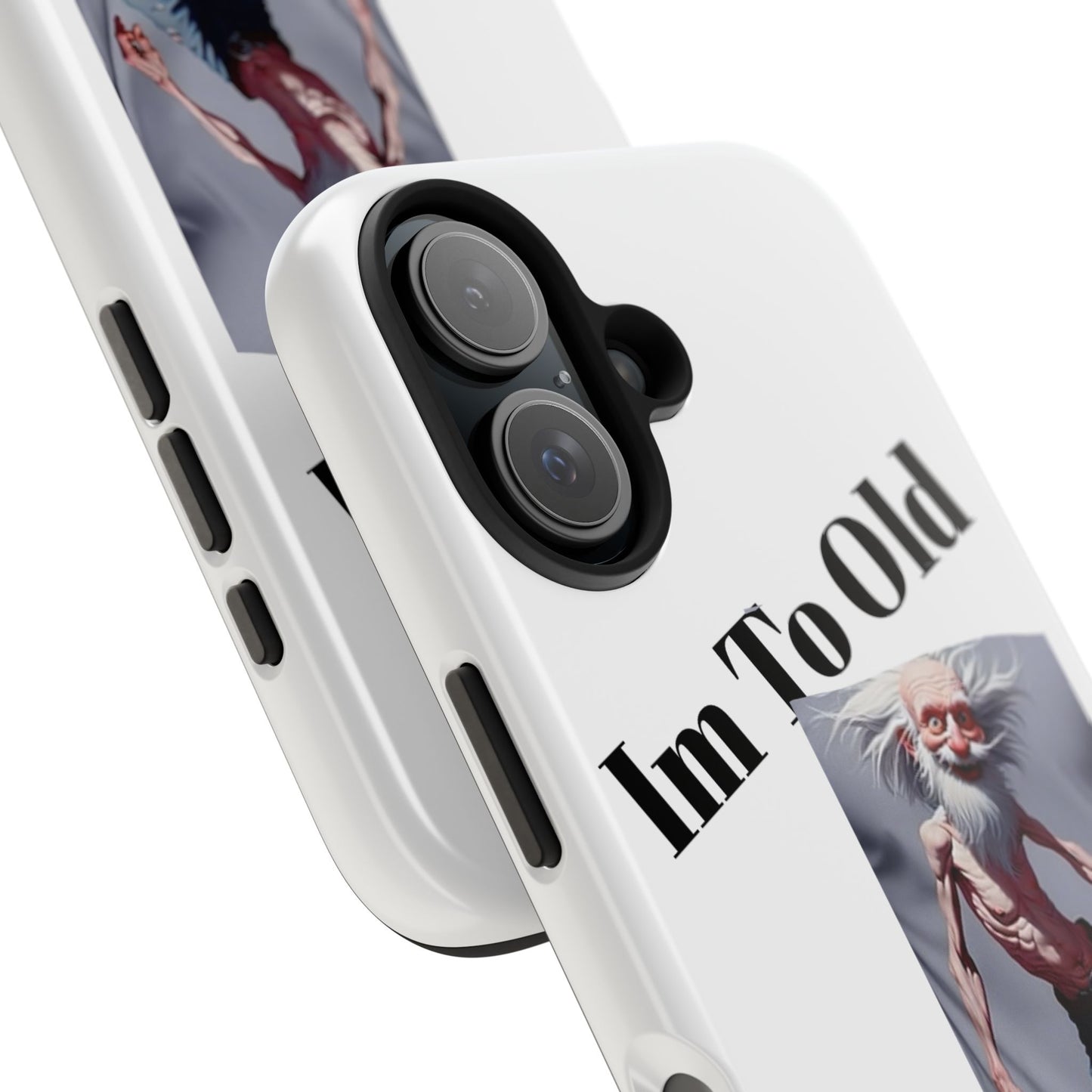 Humorous Tough Phone Cases, Quirky Phone Accessories, Gifts for Seniors, Fun Tech Gadgets, Unique Dad Gifts, Phone Protection