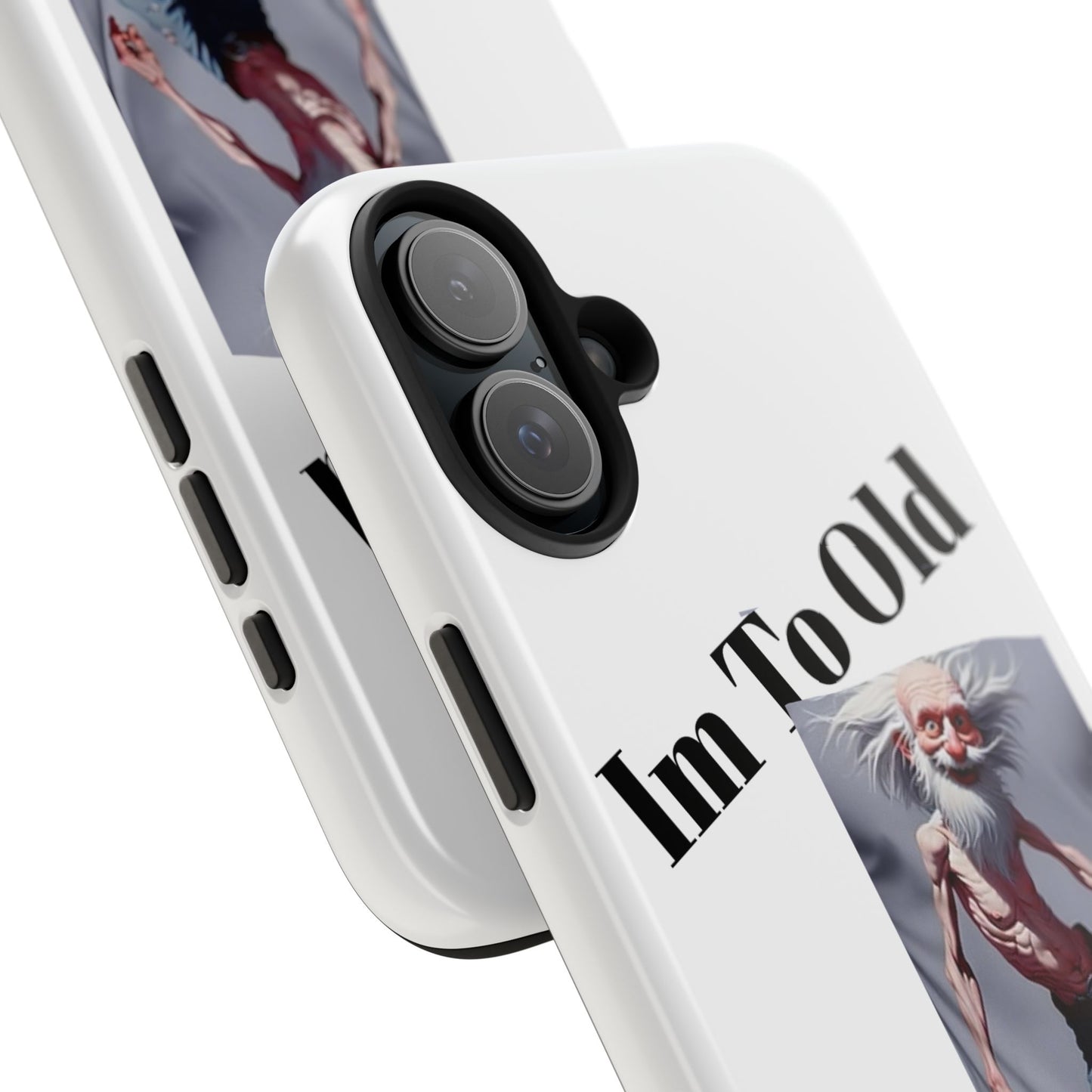 Humorous Tough Phone Cases, Quirky Phone Accessories, Gifts for Seniors, Fun Tech Gadgets, Unique Dad Gifts, Phone Protection