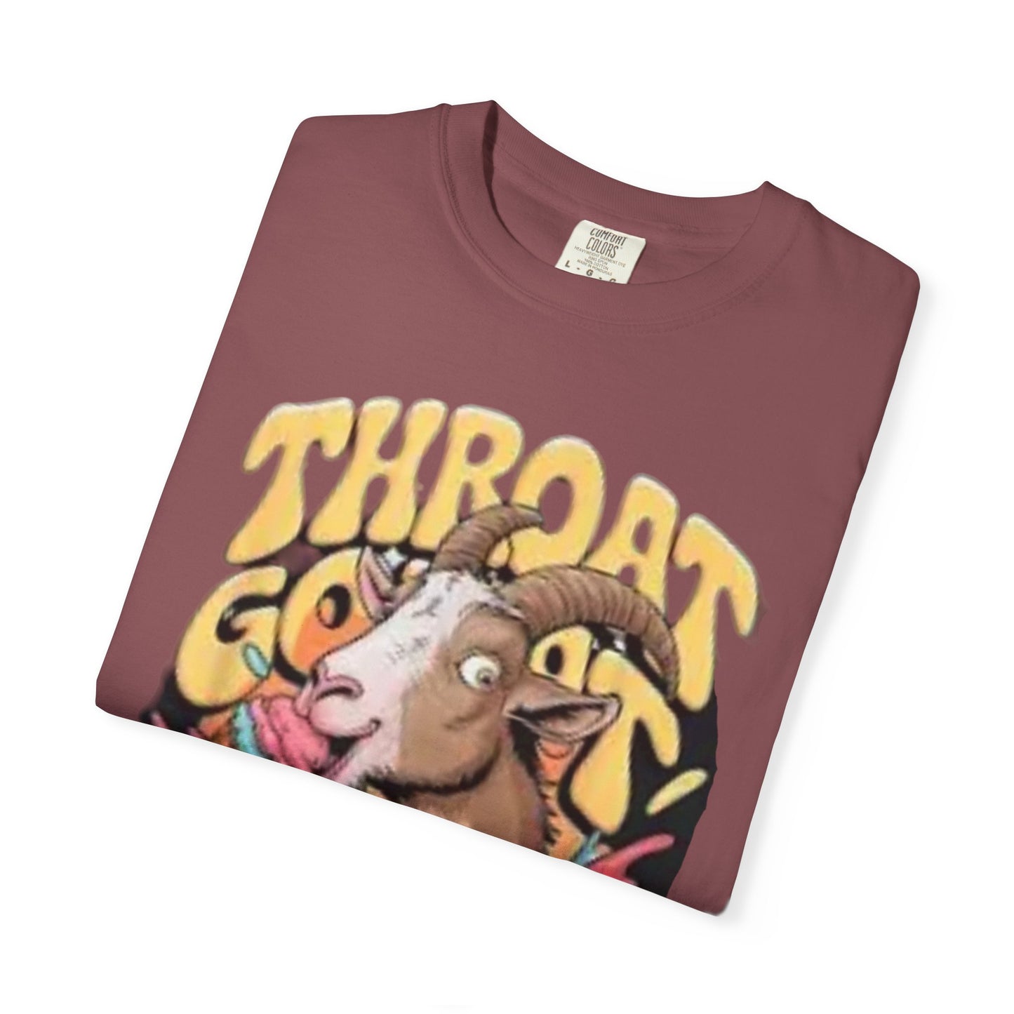 T-Shirt — "Professional Gobbler" Funny Goat Throat Concert Graphic Tee