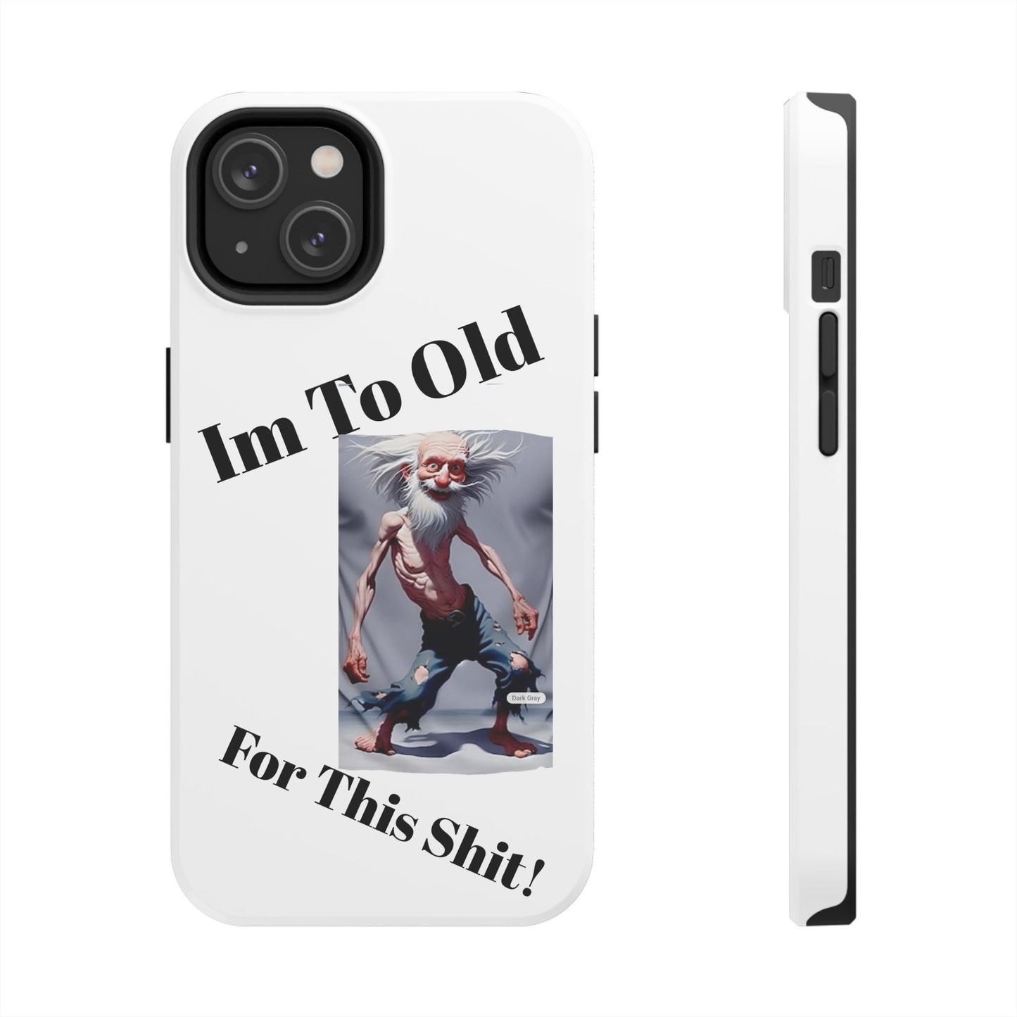 Humorous Tough Phone Cases, Quirky Phone Accessories, Gifts for Seniors, Fun Tech Gadgets, Unique Dad Gifts, Phone Protection