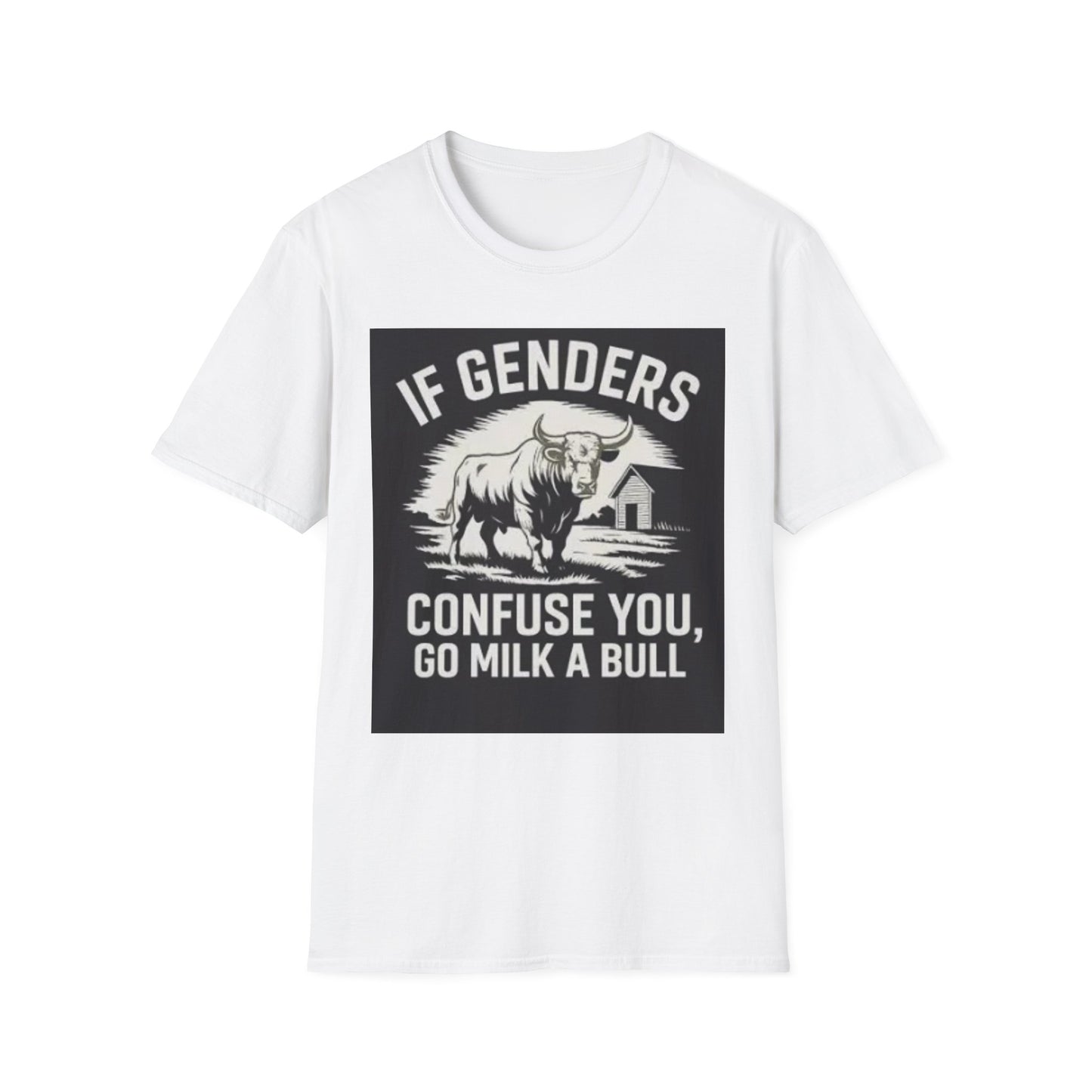 Humorous Gender Confusion T-Shirt, Funny Gift, Unisex Tee, Casual Wear, LGBTQ+ Apparel, Funny Quote Shirt