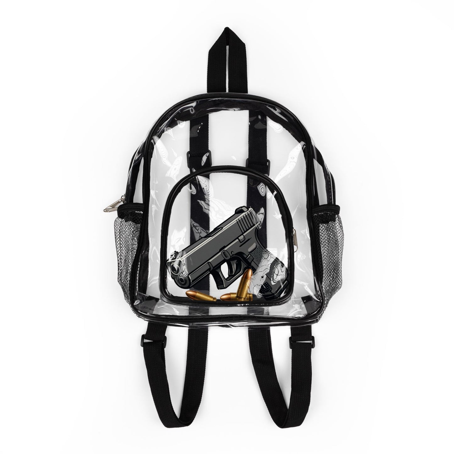 Clear Stadium Backpack | Transparent Backpack for Concerts, Festivals, Sporting Events, Security-Friendly Bag, Lightweight Daily Use